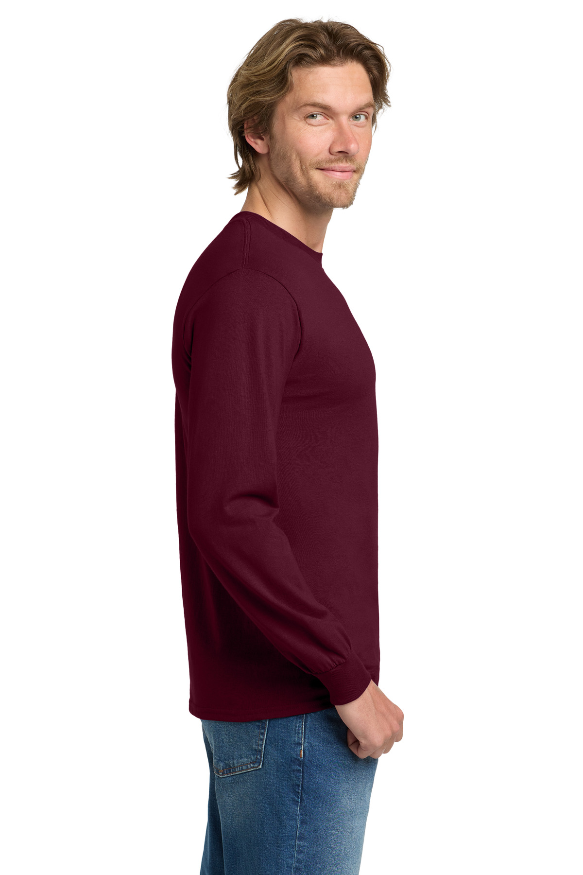 Gildan - Heavy Cotton 100% Cotton Long Sleeve T-Shirt. 5400 46