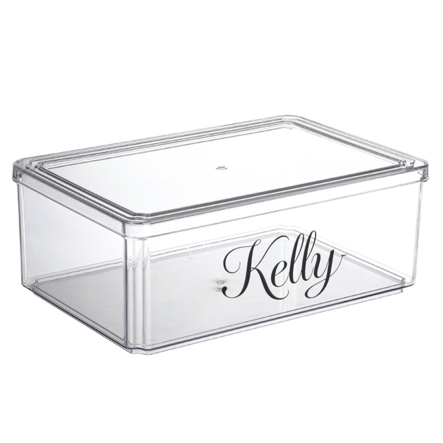 Clear PET Plastic Fridge Food Storage Containers 4