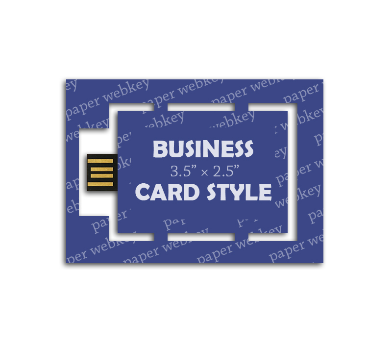Business Card 3.5" x 2" Paper Webkey 1