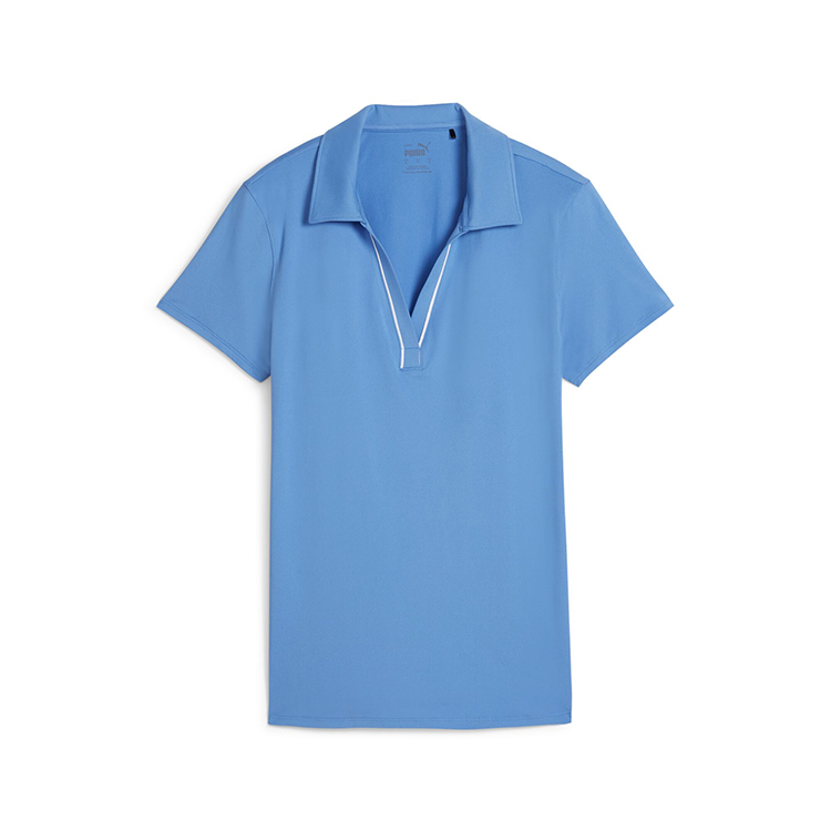 Puma Ladies Cloudspun Piped Short Sleeve Polo 15