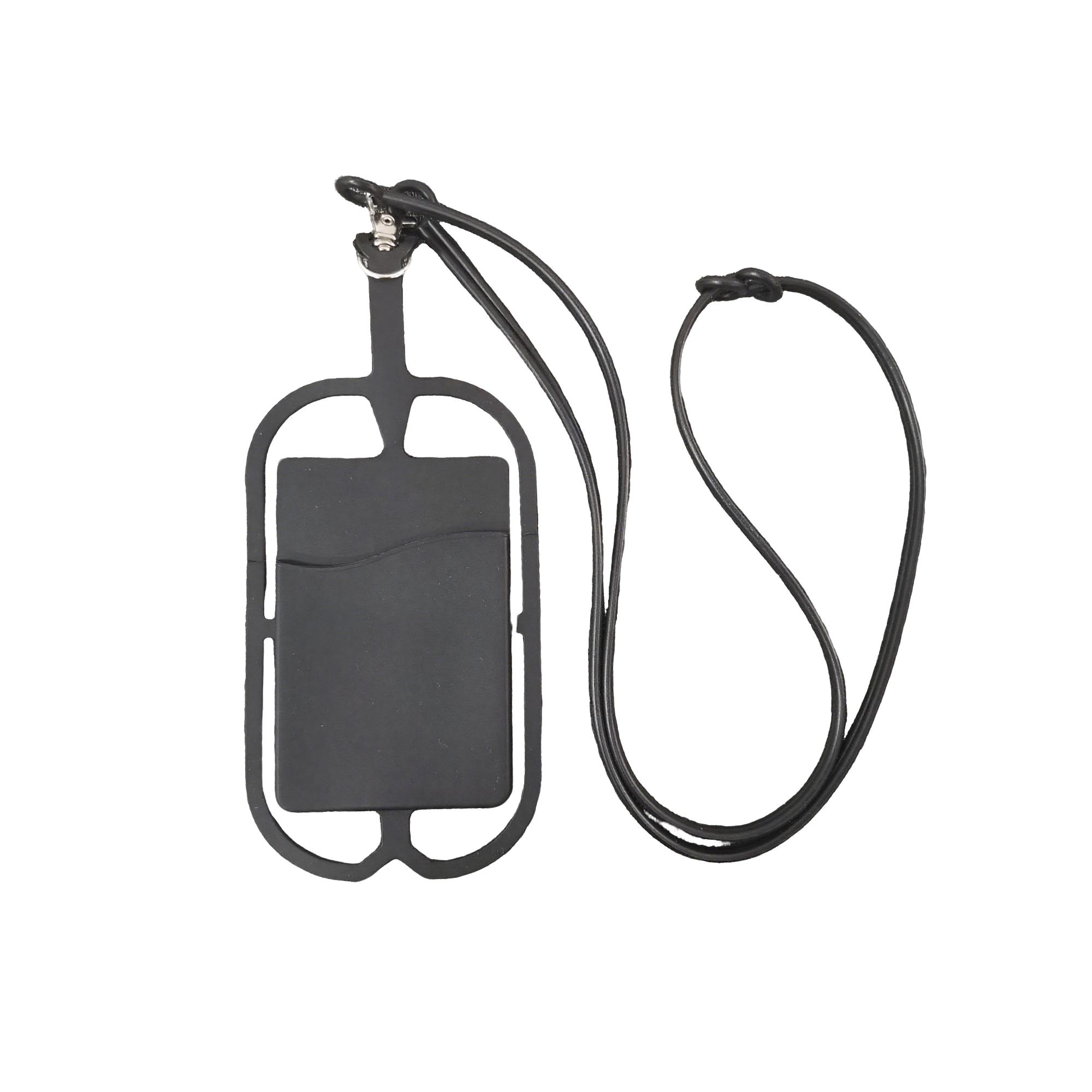 Silicone Lanyard Phone Wallet With Holder 6