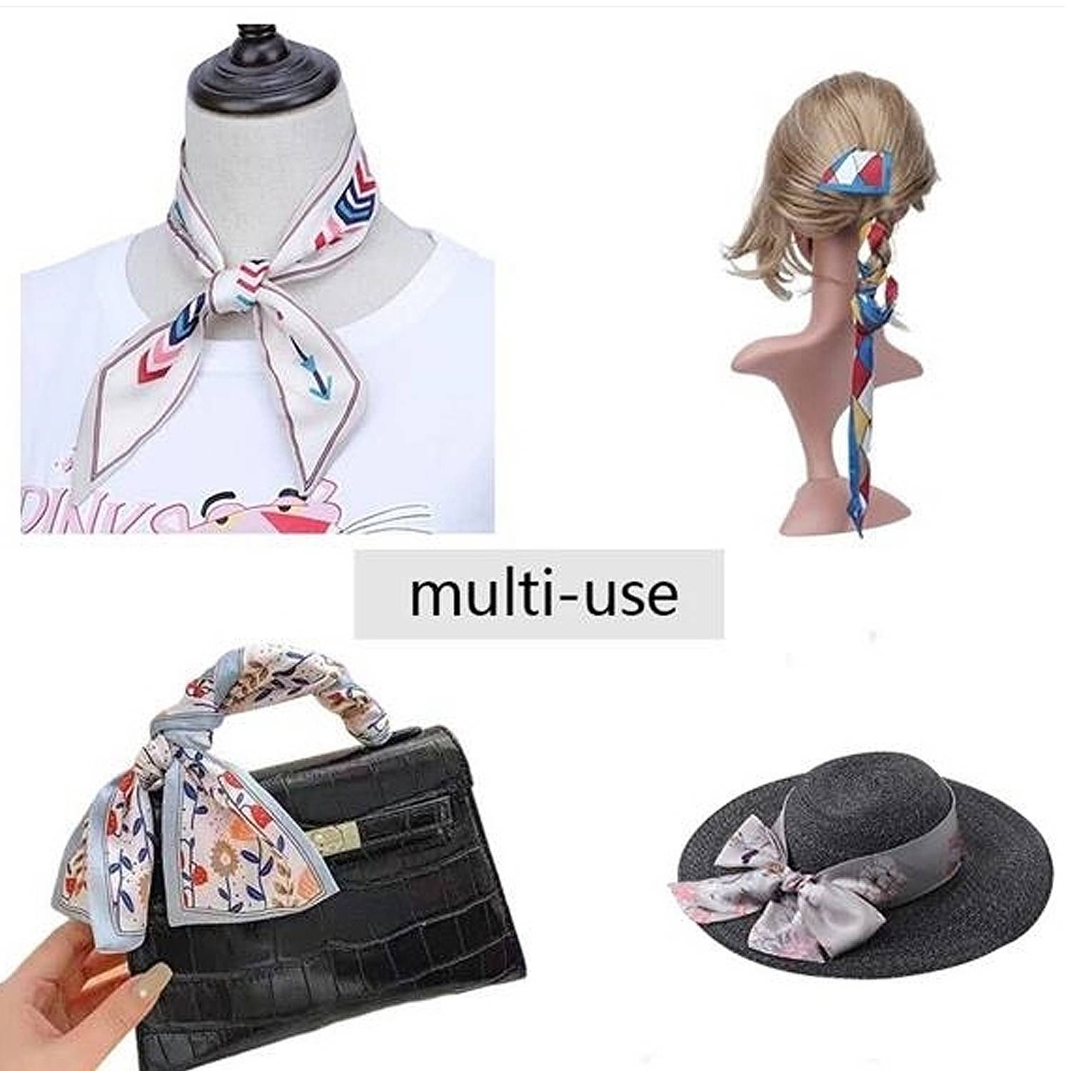 Multi-use polyester scarf 5