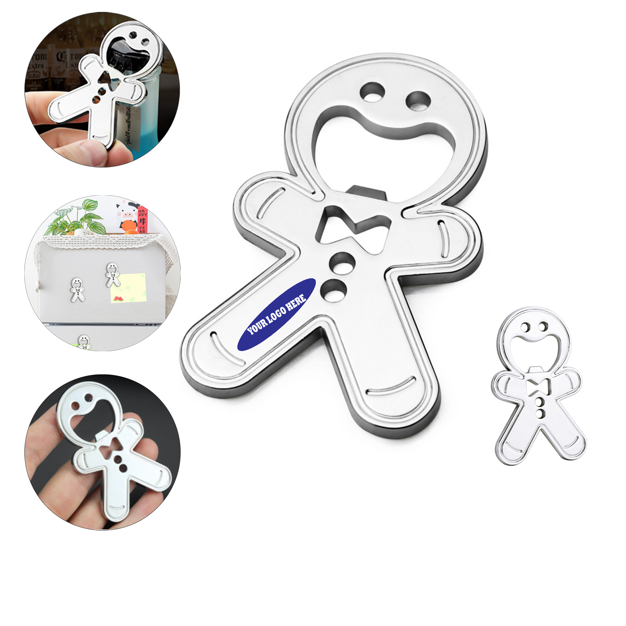 Small Portable Bottle Opener Fridge Stickers MOQ 50PCS 2