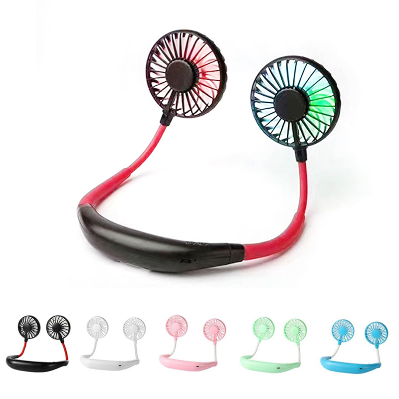 USB Rechargeable Hanging Neck Sports Fan 2
