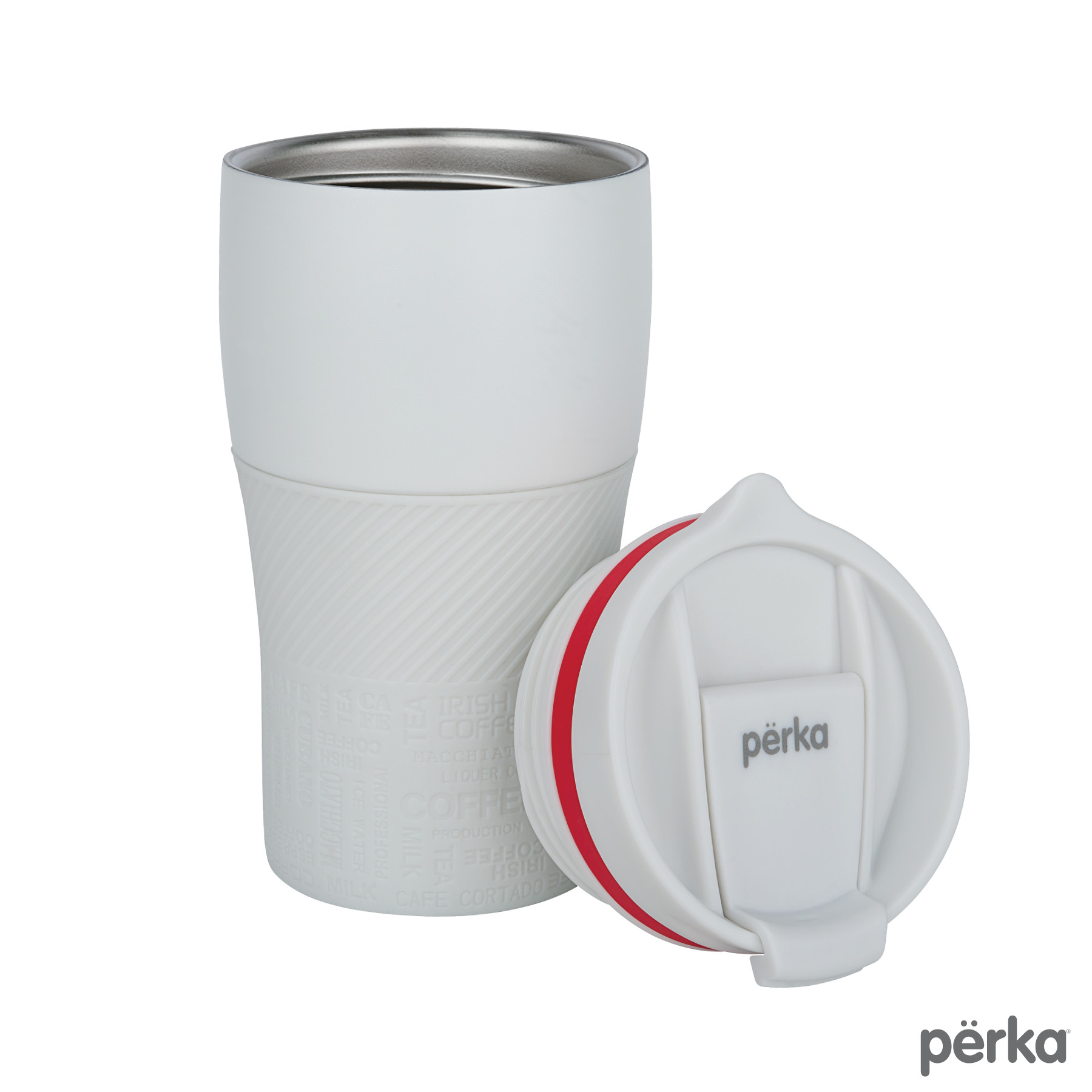 Perka® Cortado 12 oz. Double Wall Recycled Stainless Steel Coffee Tumbler 198