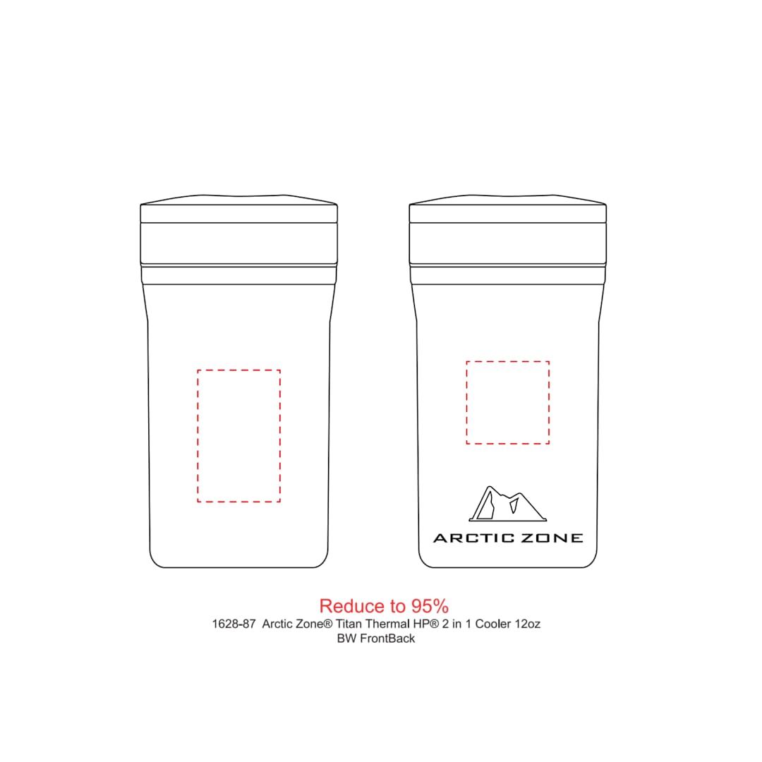 Arctic Zone® Titan Thermal HP® 2 in 1 Cooler 12oz 90