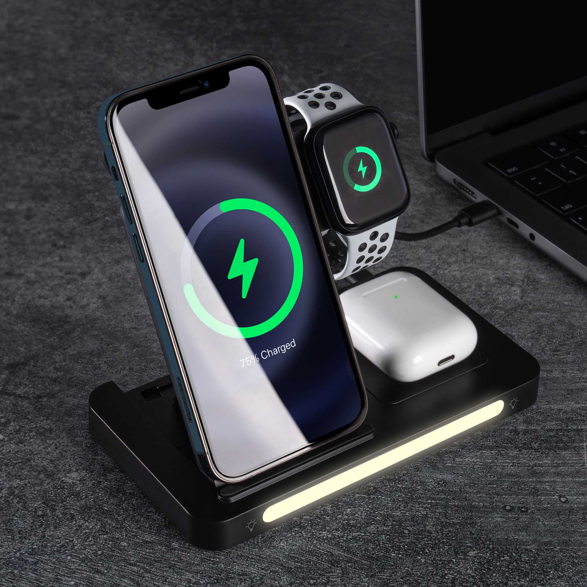 Qi Wireless Charging Station 12