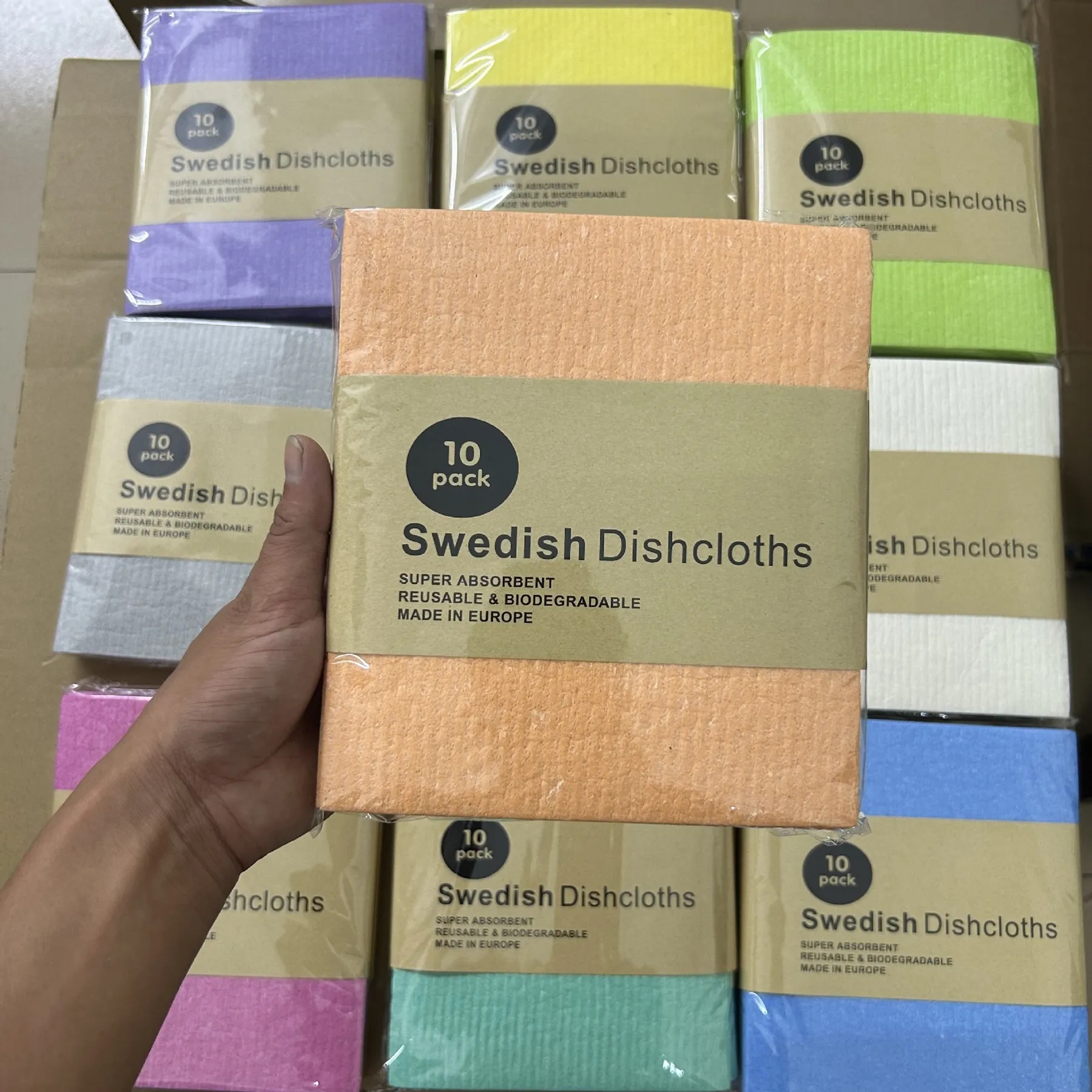 Solid Color Degradable Napkins Cloth 23