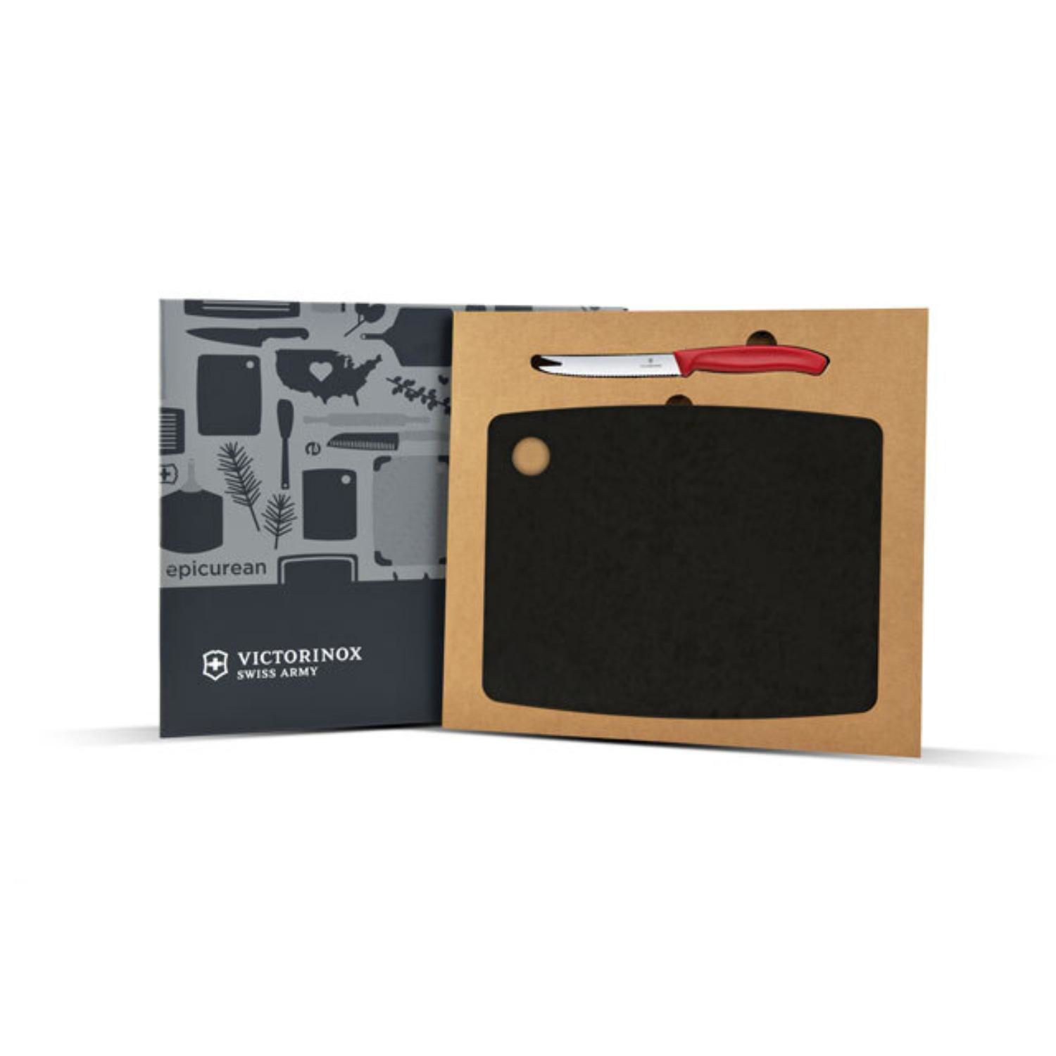 Epicurean - Victorinox® USA Made Kitchen Cutting Board with Fork Tip Knife Combo Set 1