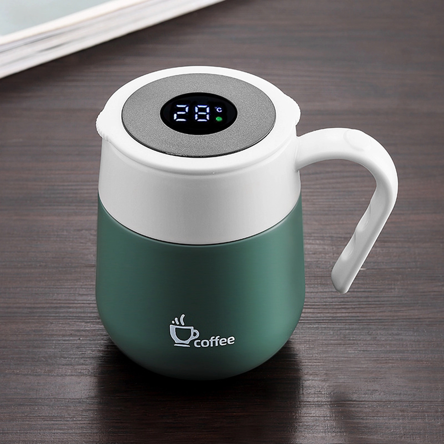 16 Oz. Intelligent Display Temperature Vacuum Coffee Cup 5