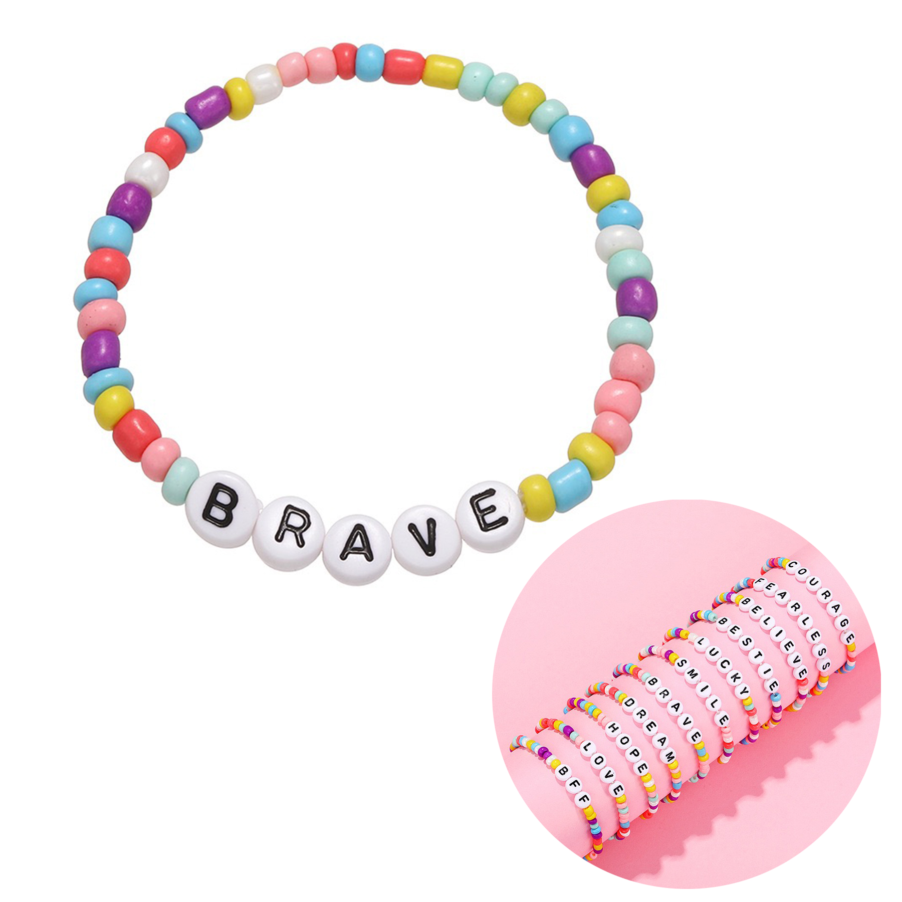 Taylor Acrylic Rainbow Bracelet 2