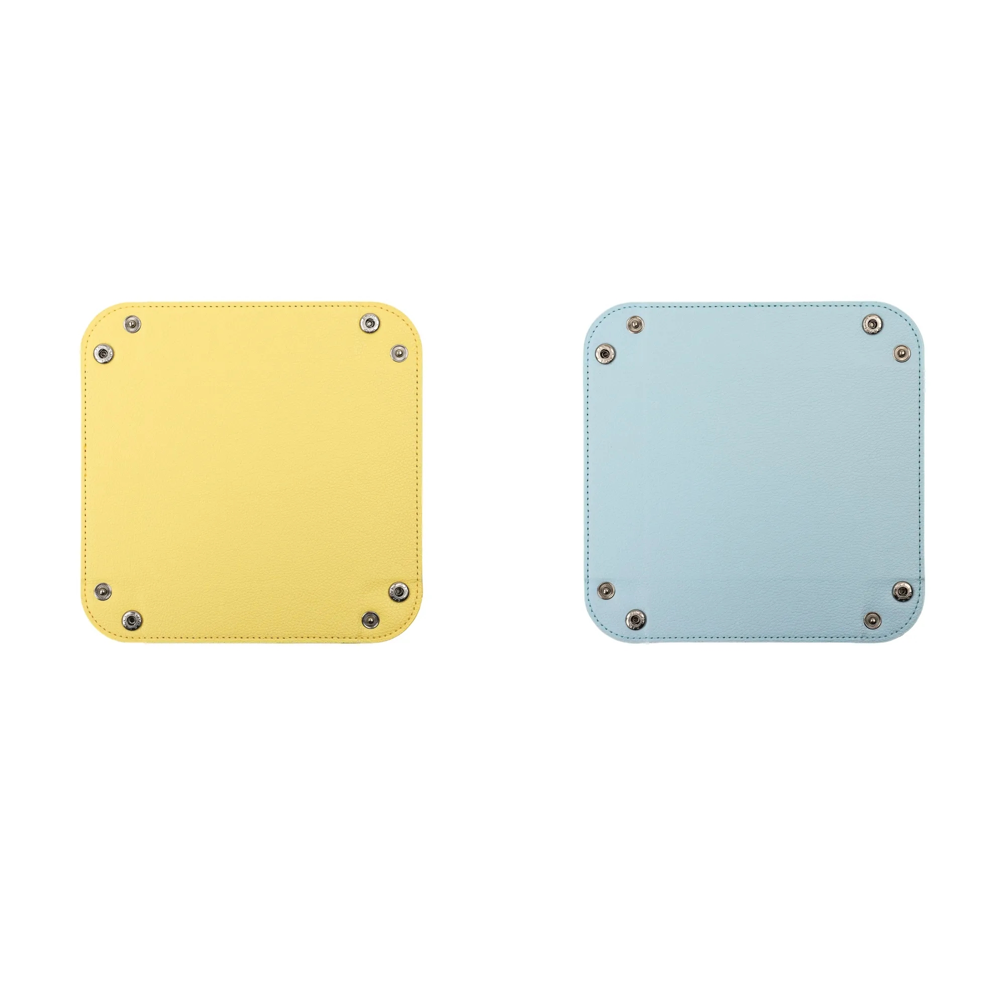 Foldable Square PU Leather Dice Tray 7