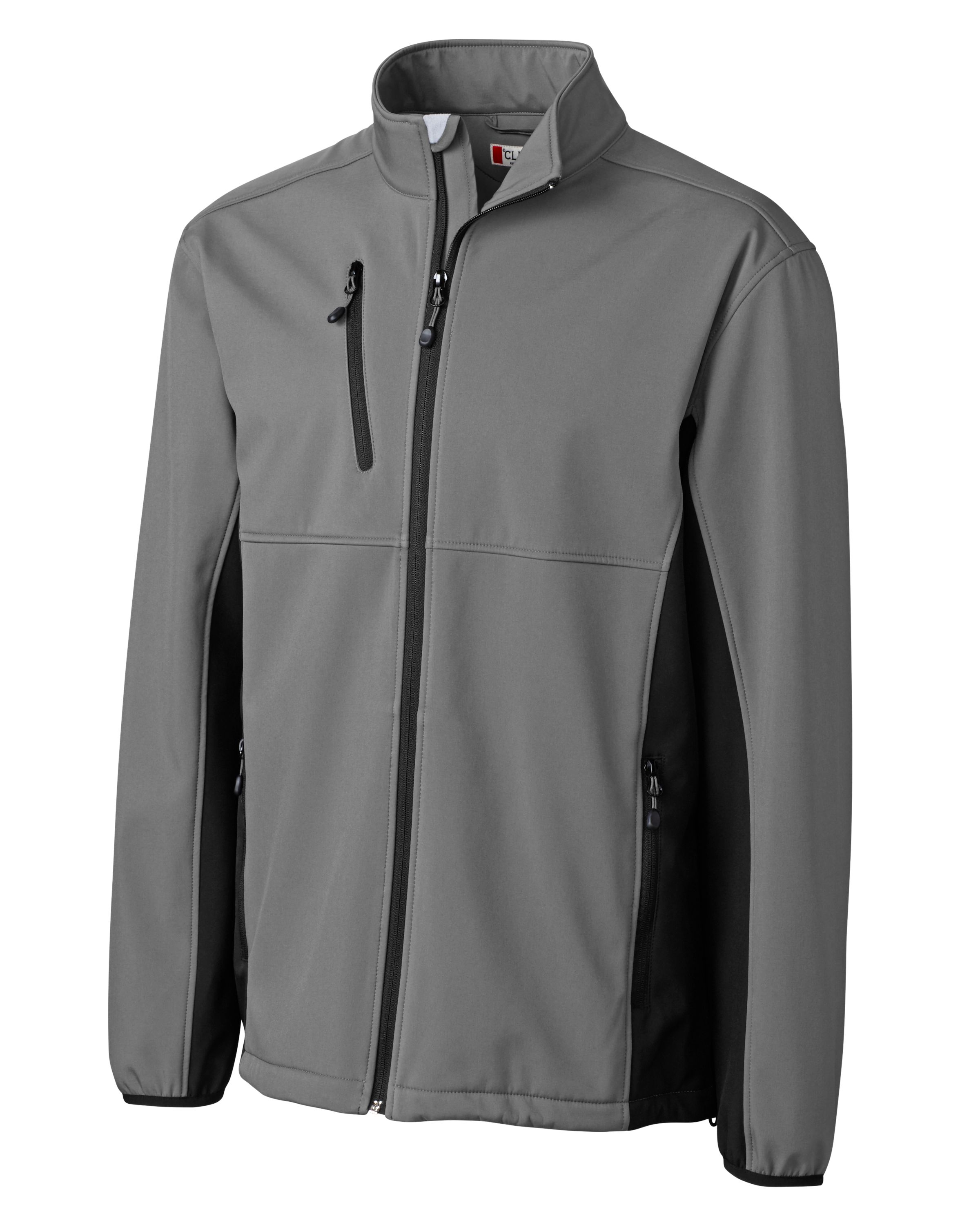 Clique Narvik Recycled Colorblock Stretch Softshell Mens Full Zip Jacket 18
