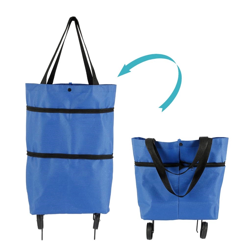 Foldable Shopping Bag With Wheels 7