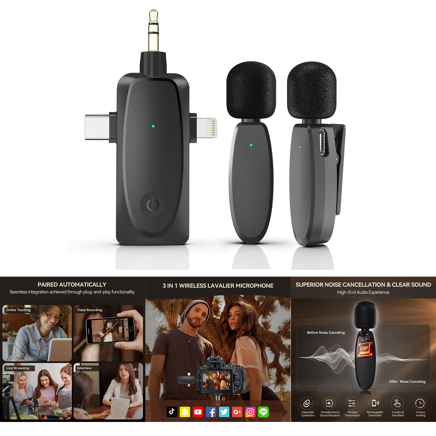 Wireless Lavalier Microphone 2