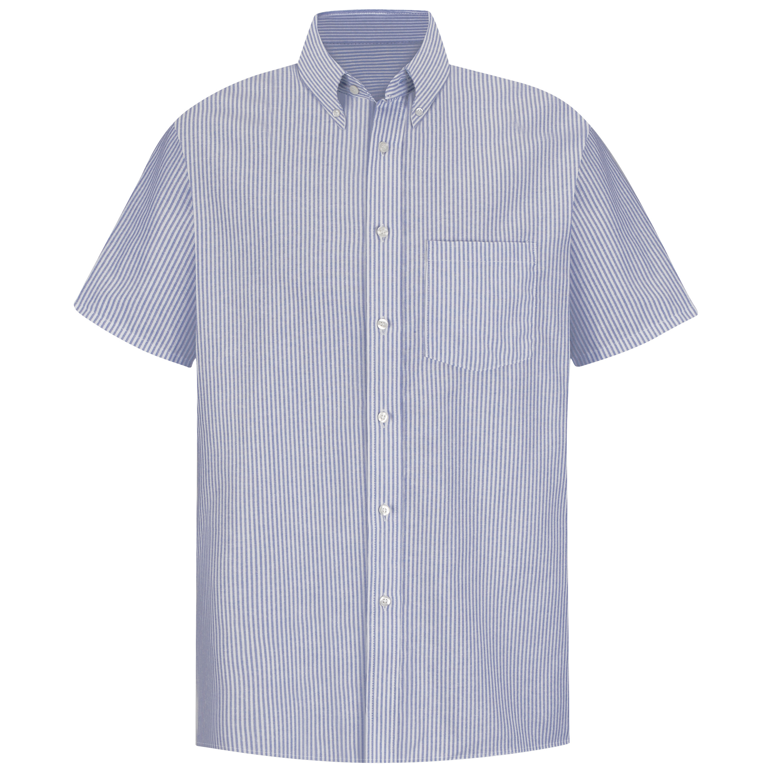 Red Kap® Men's Short Sleeve Striped Executive Oxford Dress Shirt 2