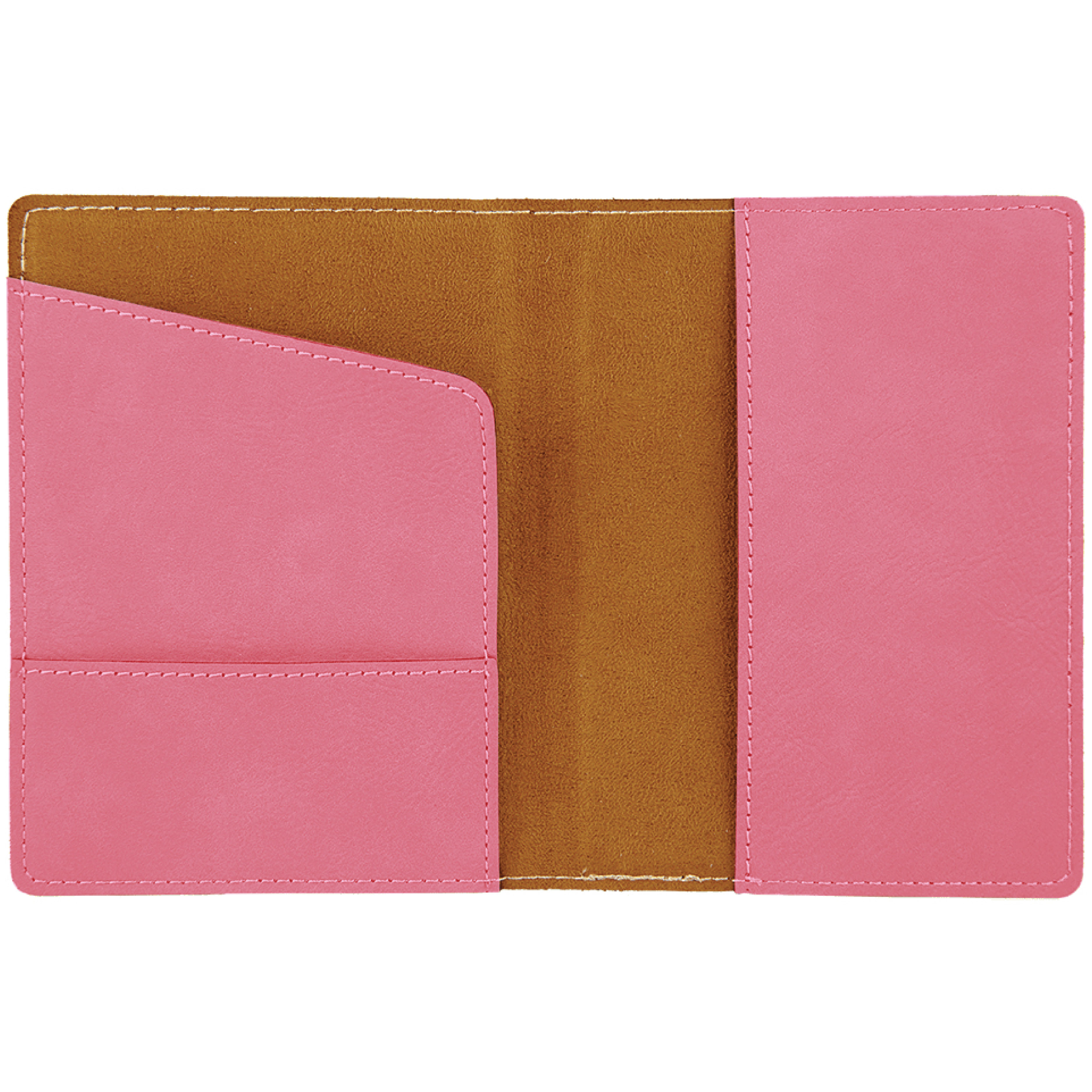 Pink Leatherette Passport Holder 3