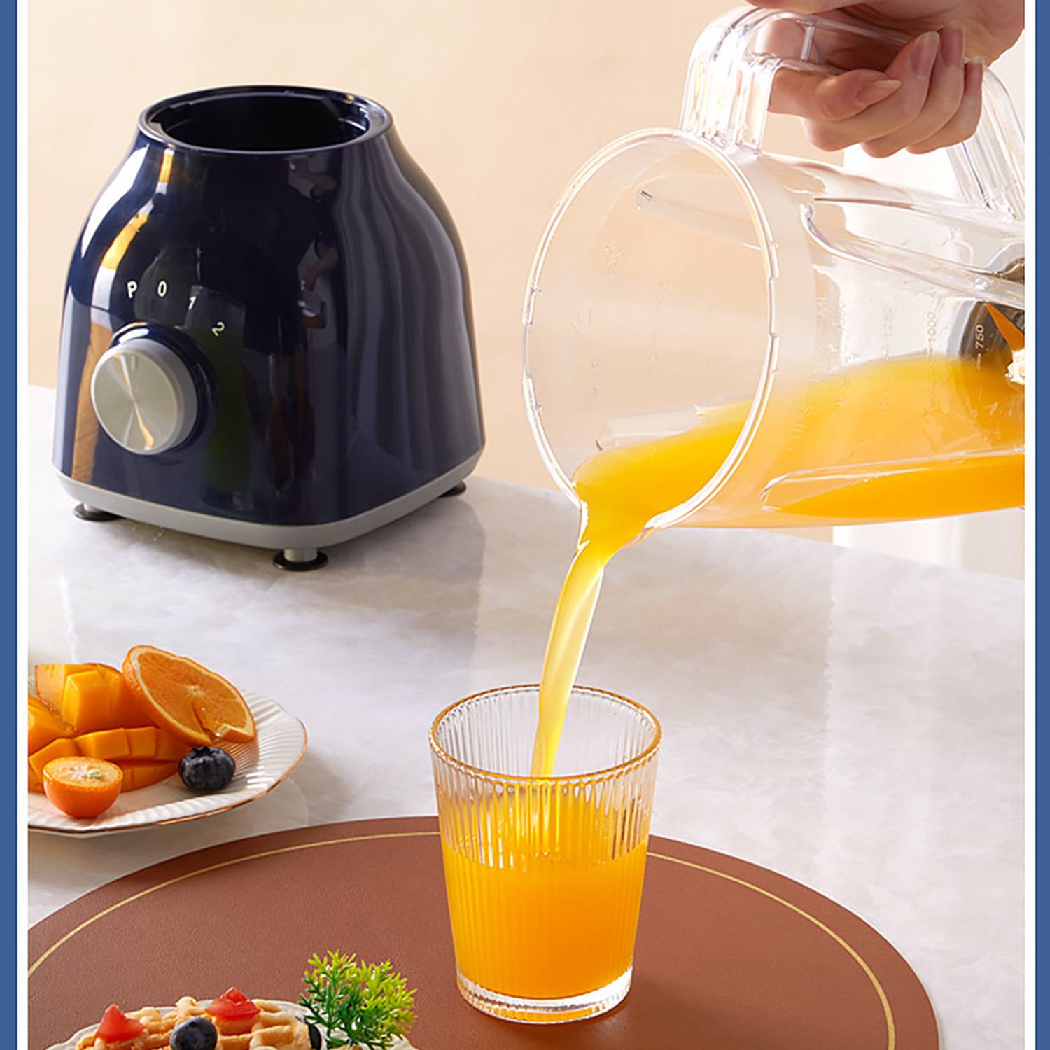 Household Table Food Fruit Multifunctional Electric Blender 2