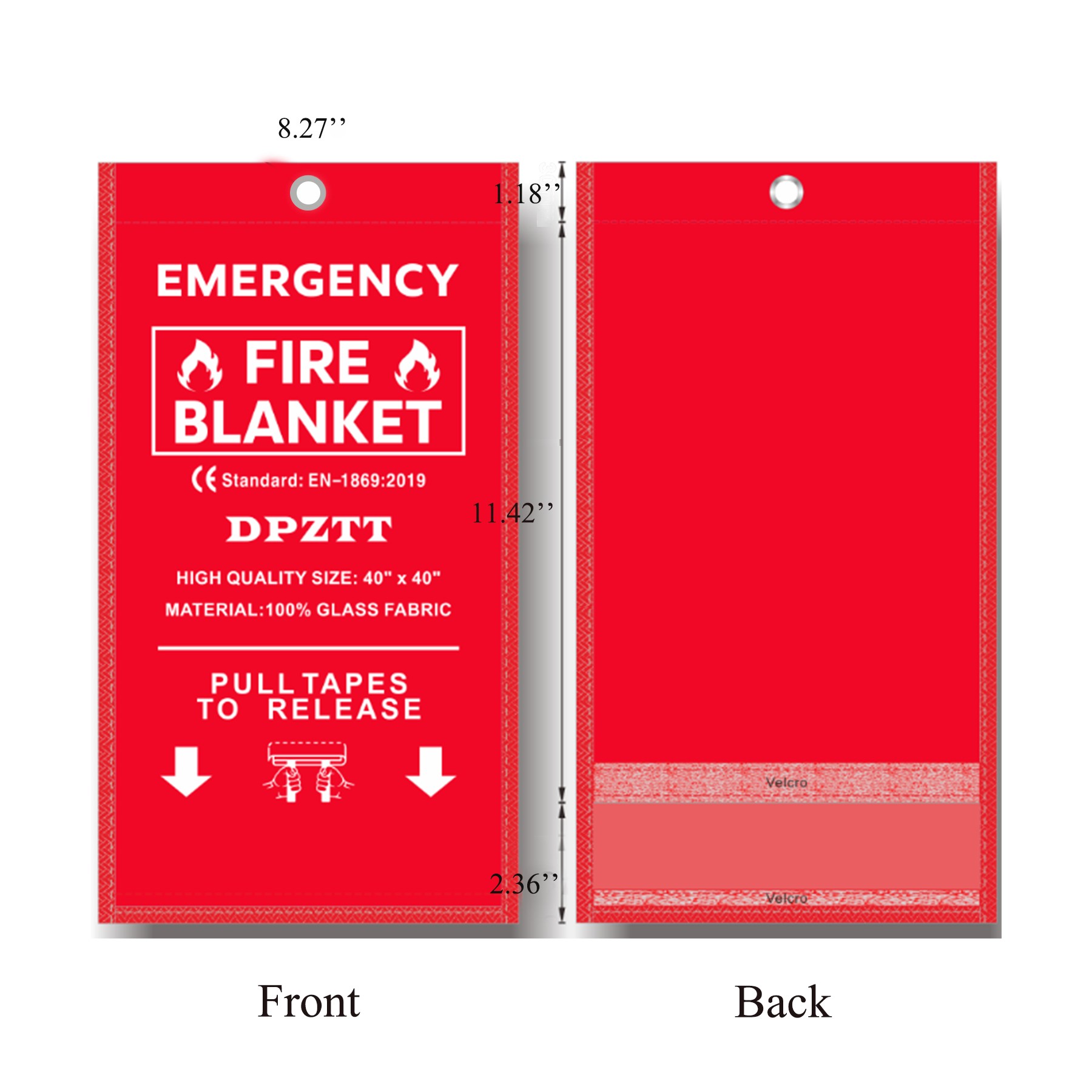 3.3ft Emergency Fire Blanket 1