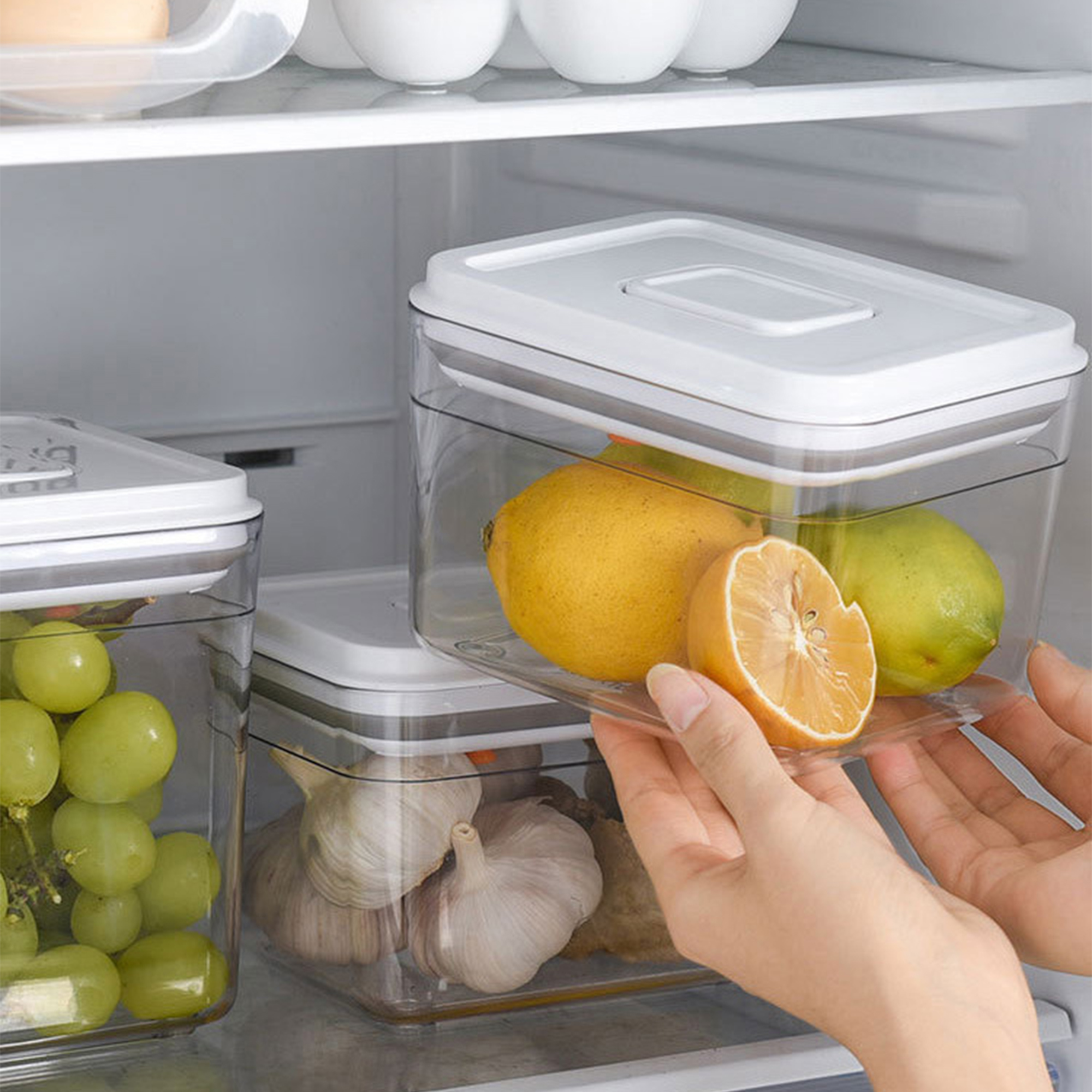 Square Push-Button Airtight Container 5