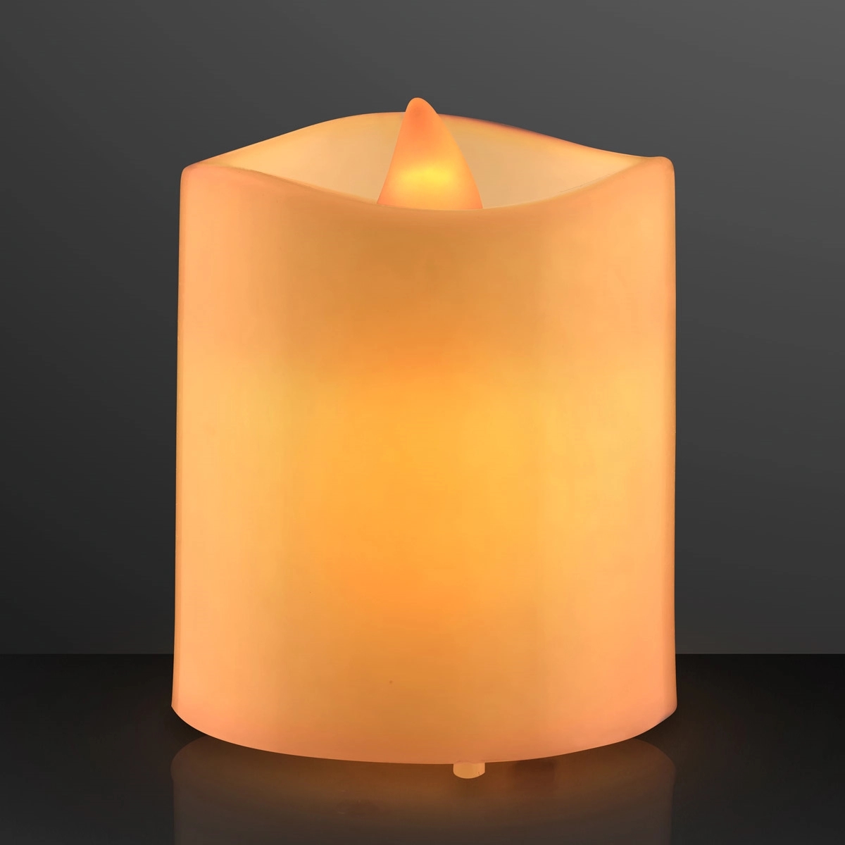LED Mini Pillar Candles, Tall Tealights 3