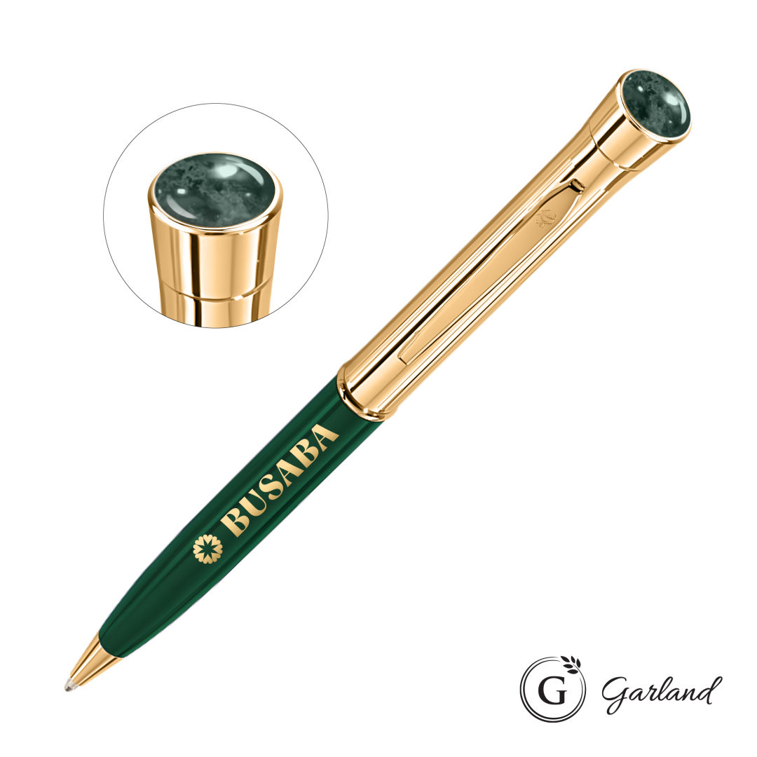 Garland® Monogram Aura Twist Ballpoint Pen - Gold 3