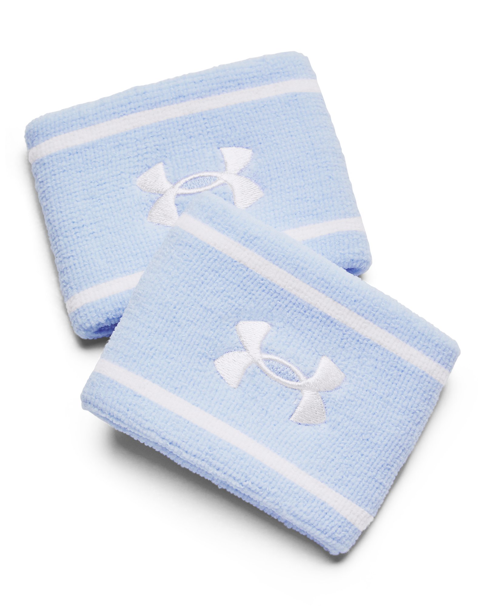 UA Striped Performance Terry Unisex 2-Pack Wristbands 6
