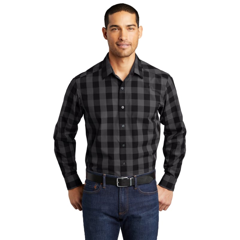 Port Authority Everyday Plaid Shirt. 7