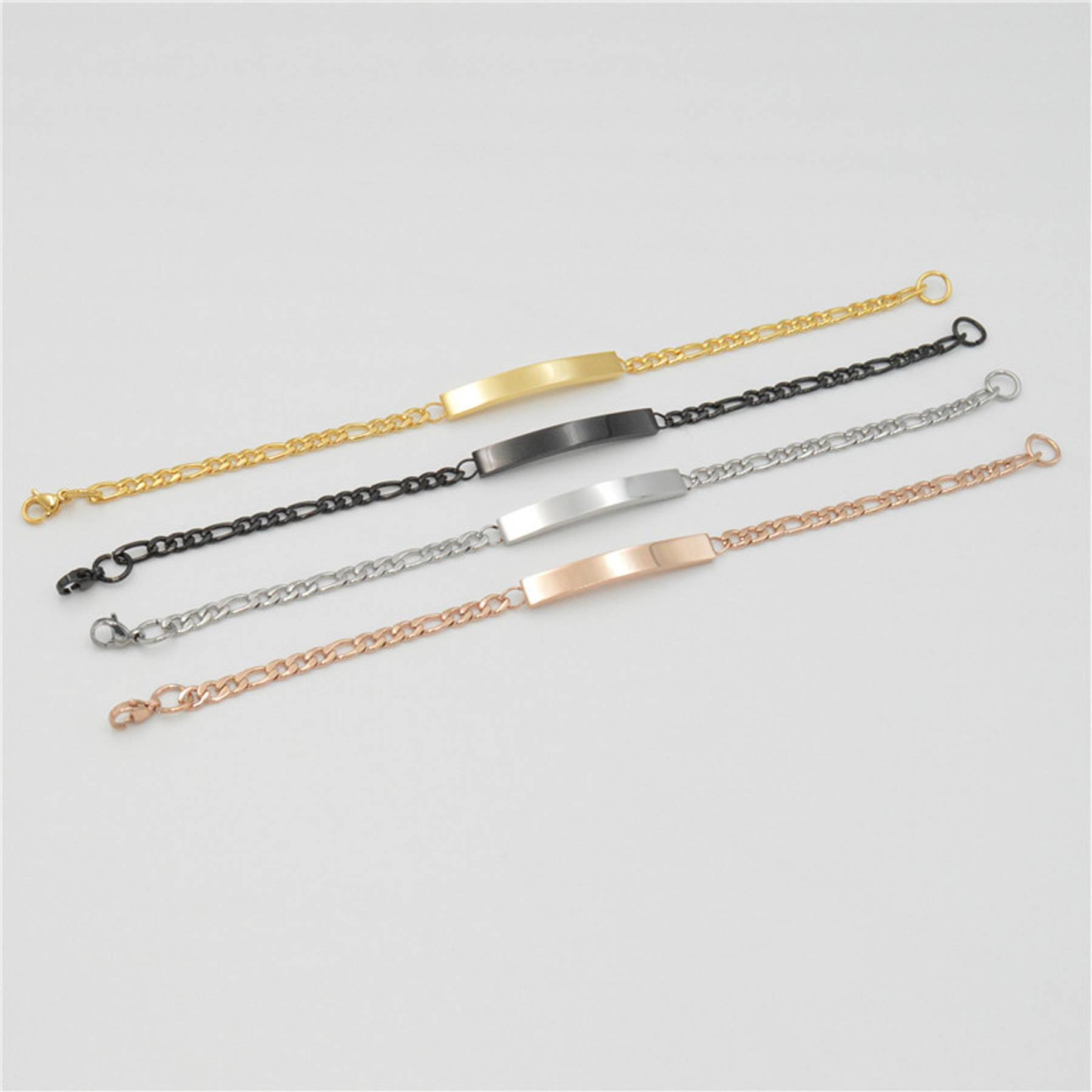 Engraveable Titanium Steel Bracelet 8