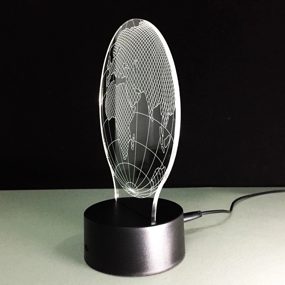 3D Globe Map LED Lamp 2