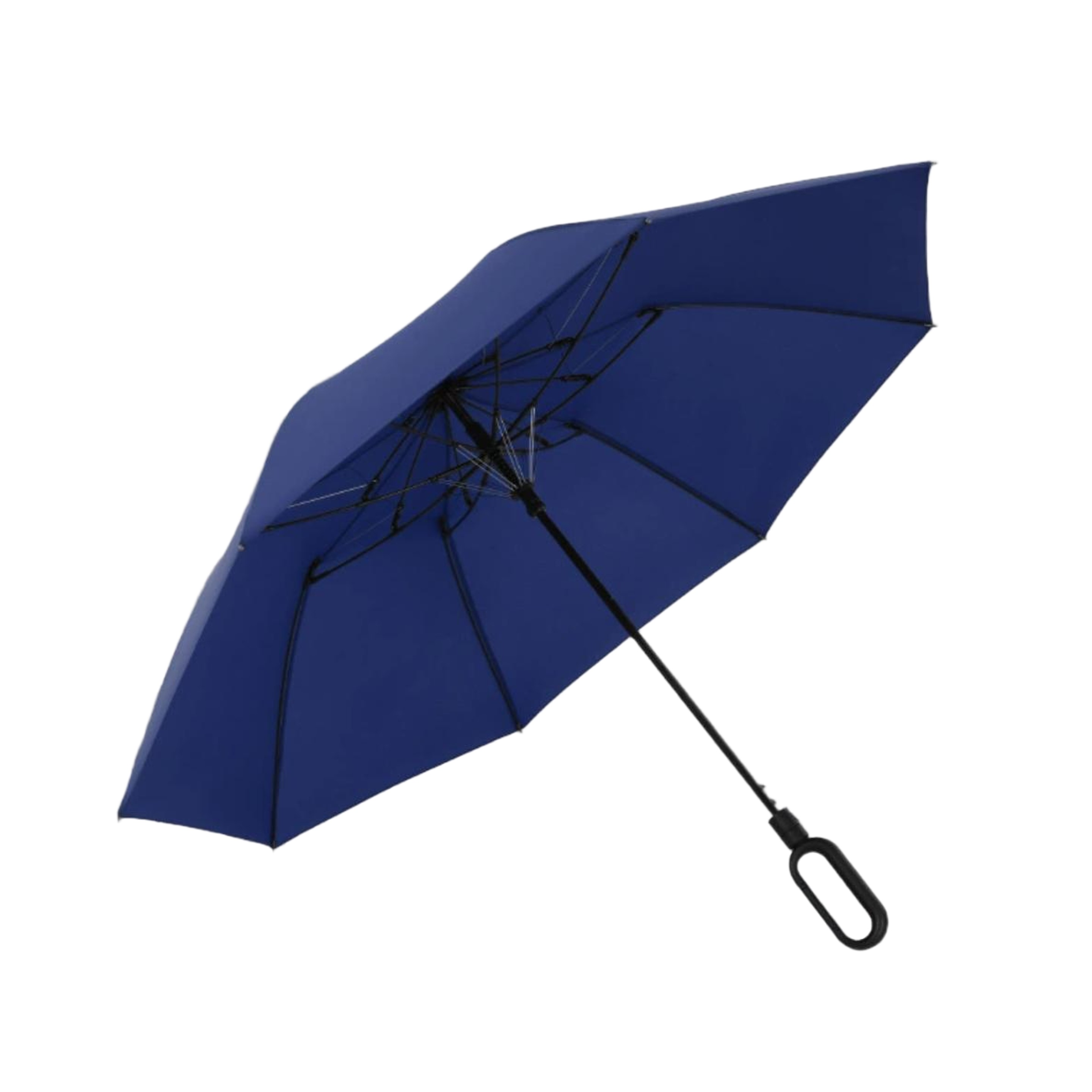 45" Auto Open Compact Umbrella with Carabiner Handle 5