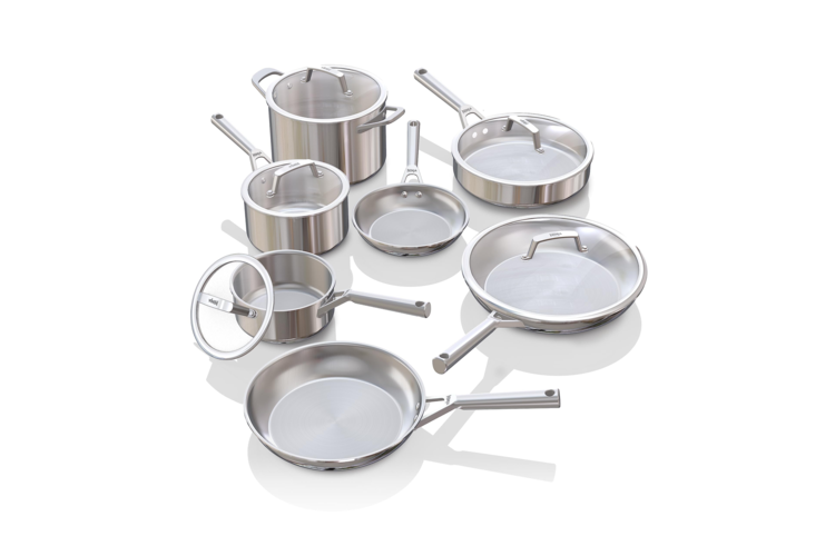 Ninja EverClad Stainless Steel Cookware 12-Piece Set