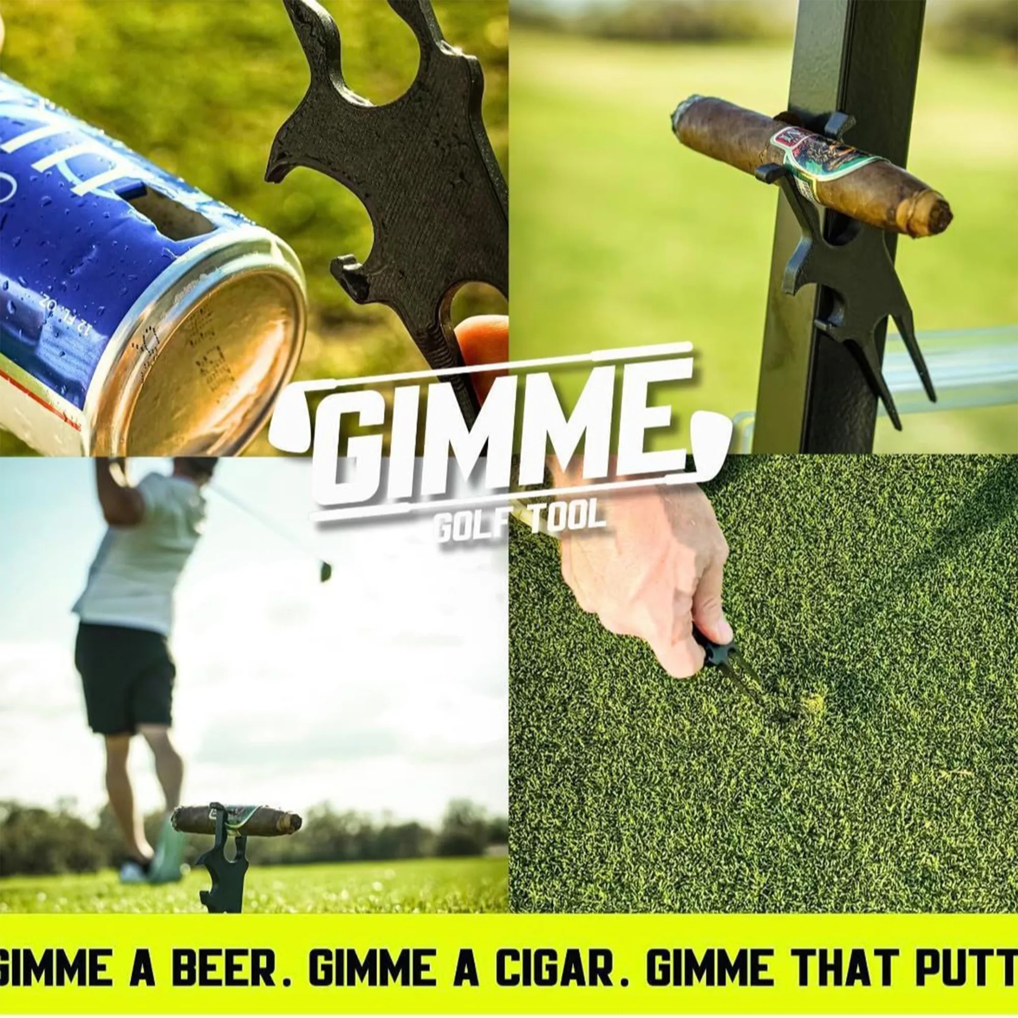 Magnetic Multi Function Golf Cigar Rest 1