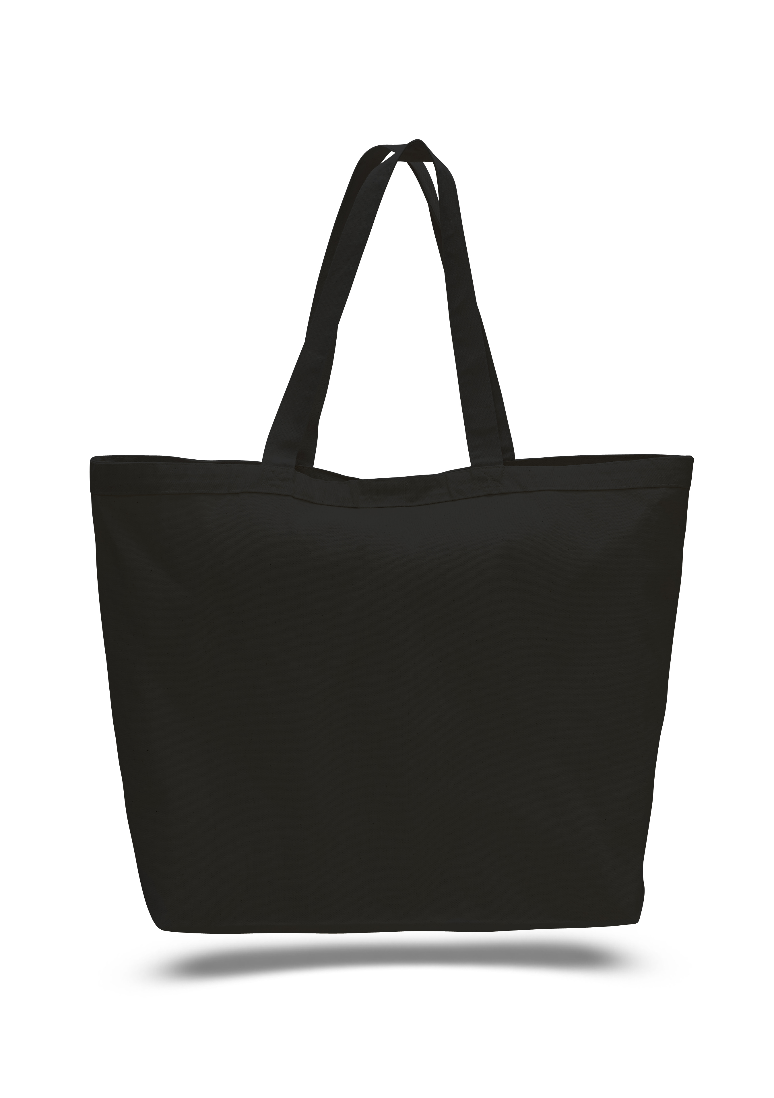 Heavy 12 oz. Cotton Canvas Tote Bag - Natural 2