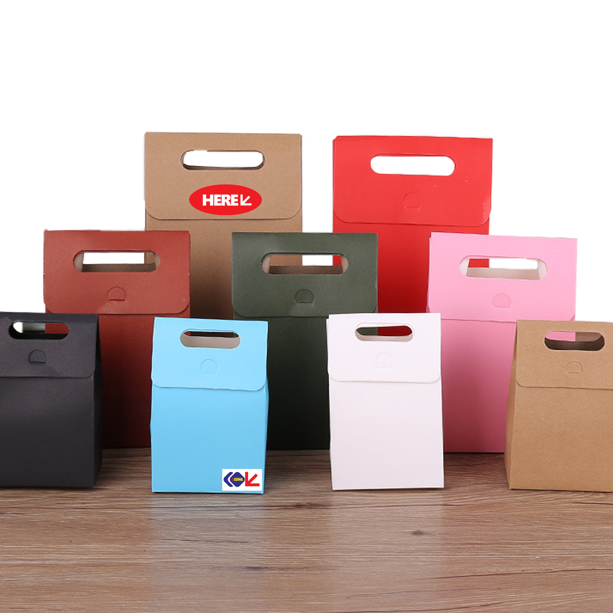 Eco-Friendly Gift Bag with Fold-Over Flap 1