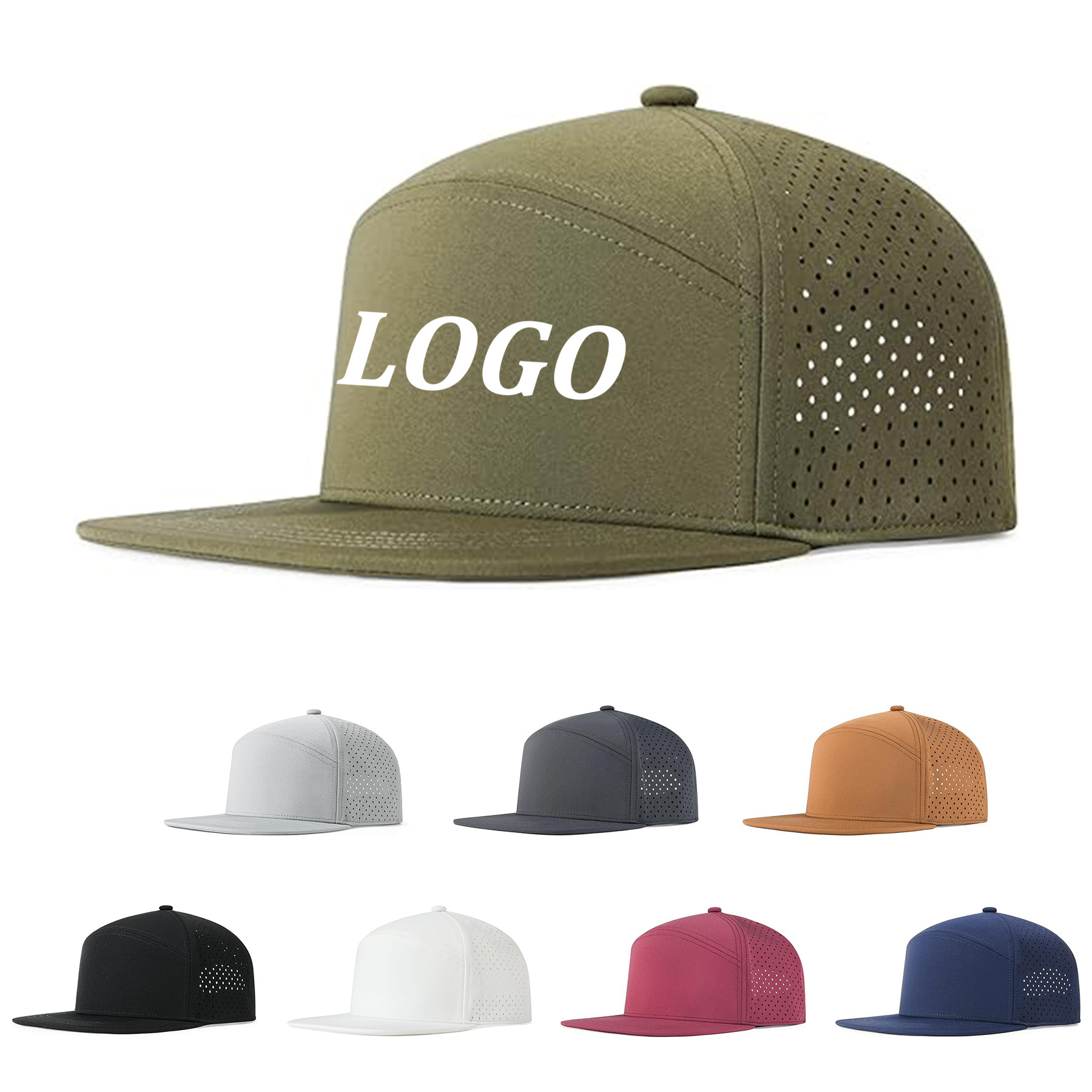Men Flat Brim Baseball Cap 3