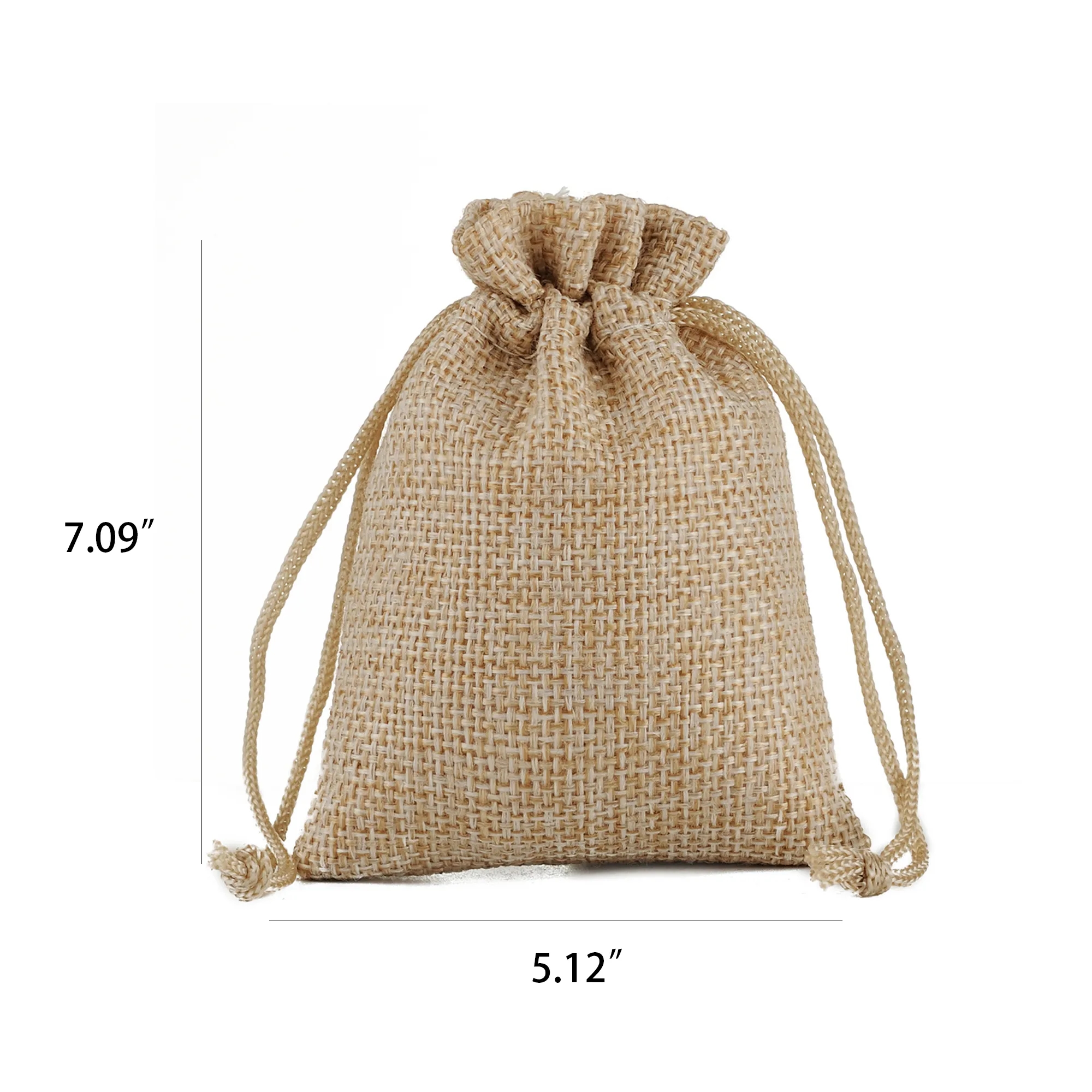 Burlap Drawstring Gift Bags 3