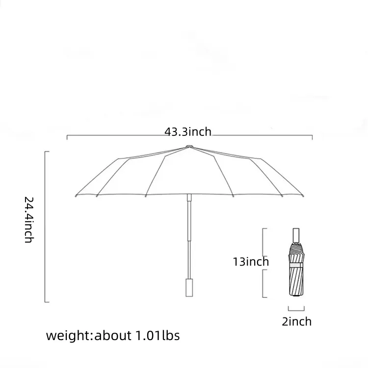 43'' Automatic Umbrella 2