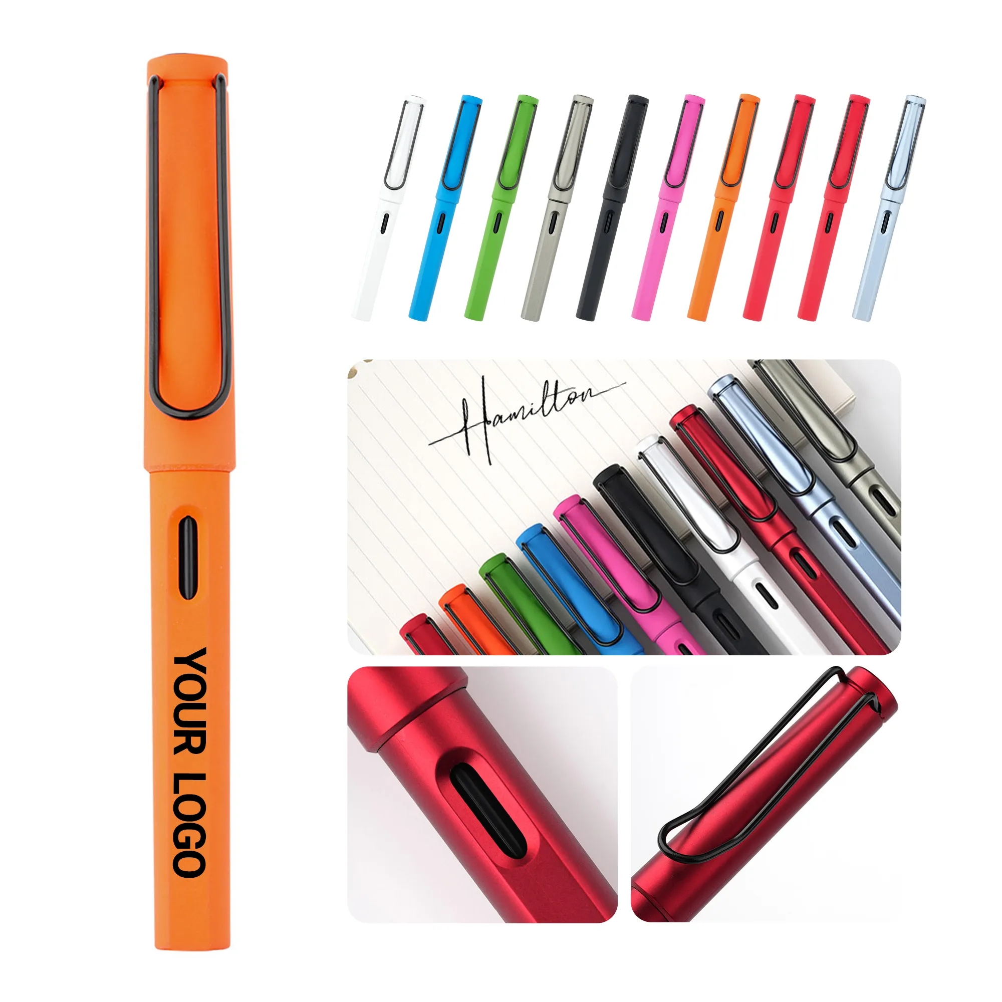 Durable Neutral Pen with Oval Ink Window 5