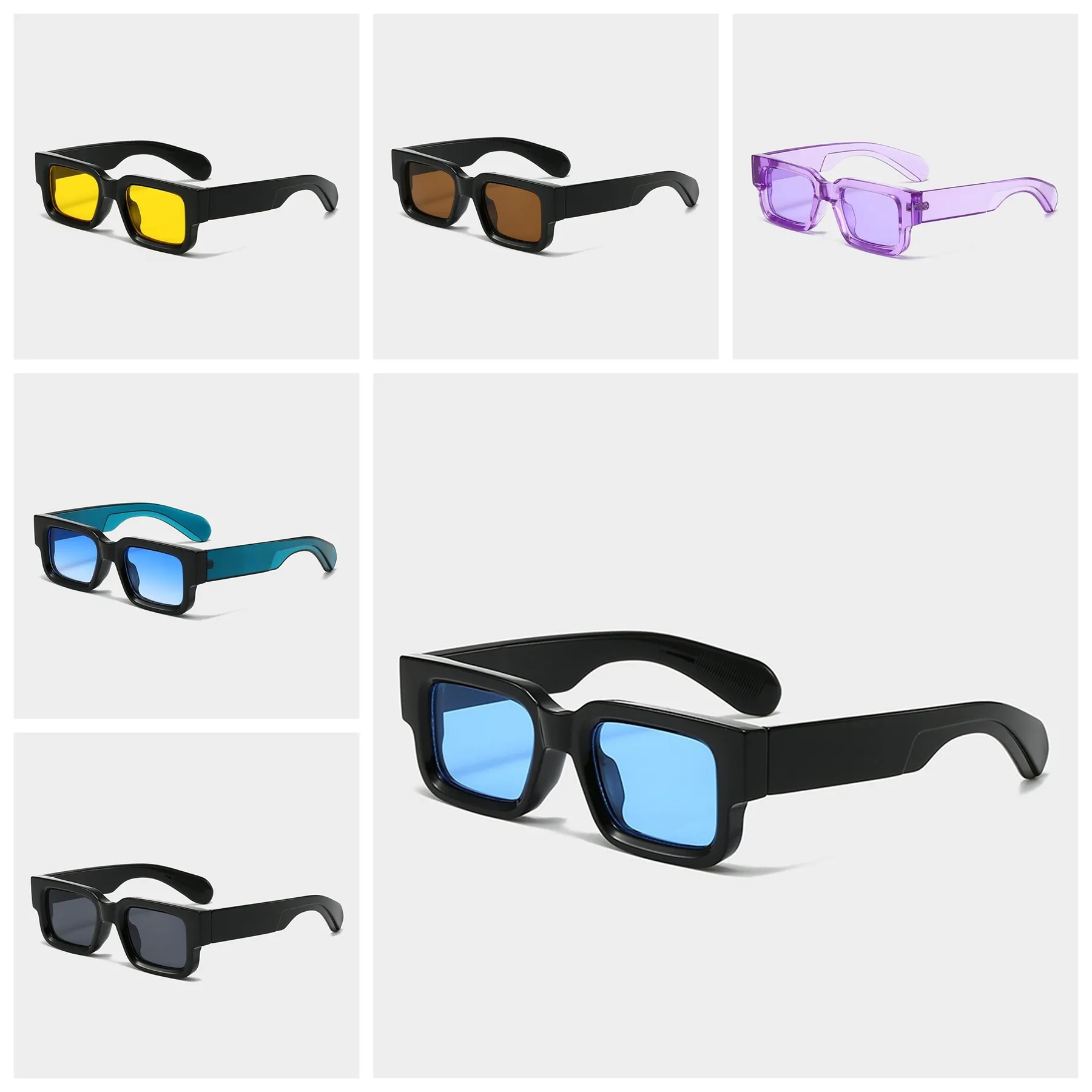 Vintage Rectangle Sunglasses 4