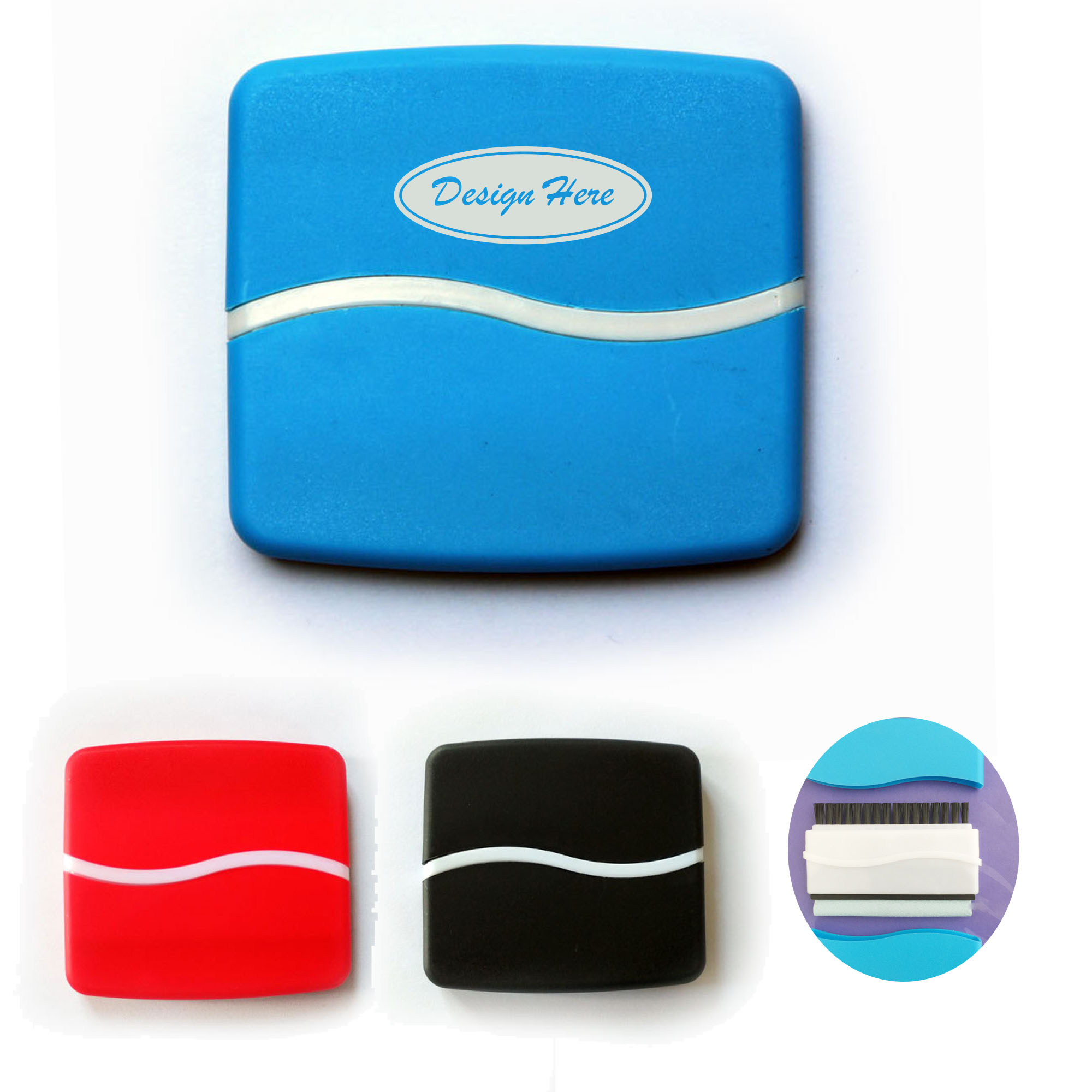 Double-headed brush screen cleaning wipe 2