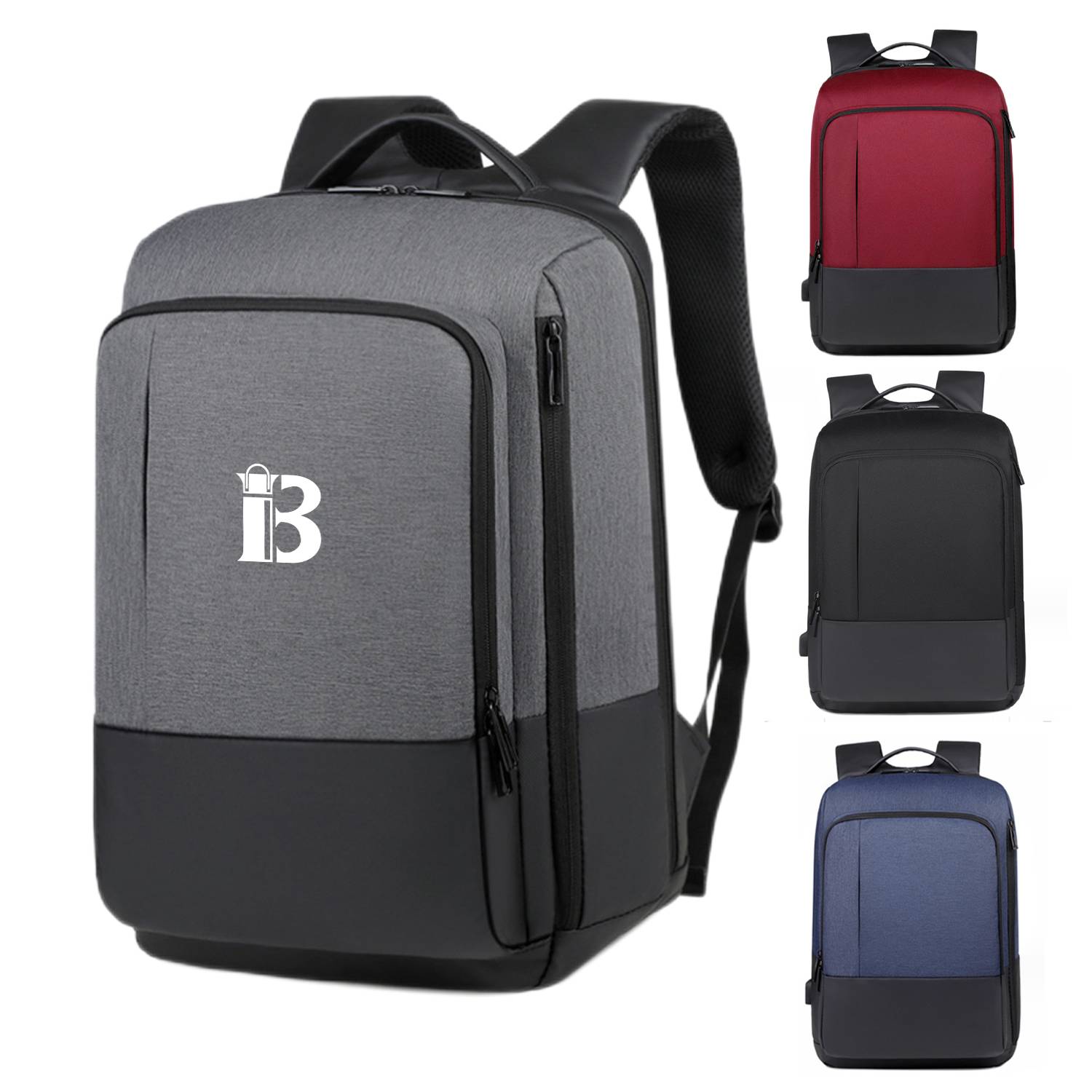 Oxford Business Computer Backpack With Usb Charging Port 3