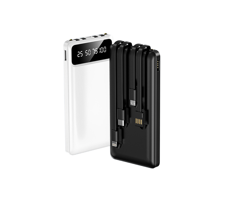 Built-in Cable Power Bank- 10000 mAh 3