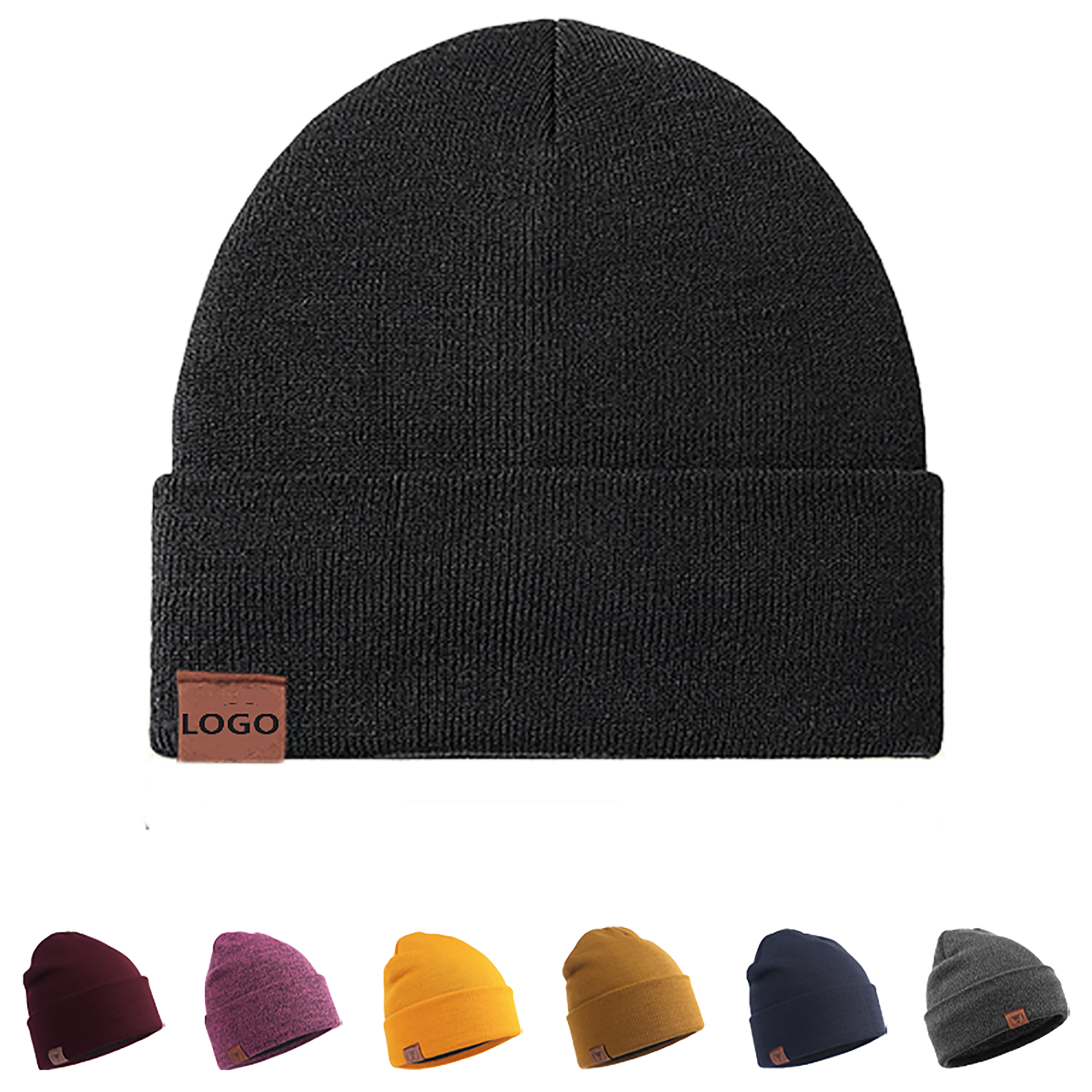 Thermal Knit Beanie with Fleece 3