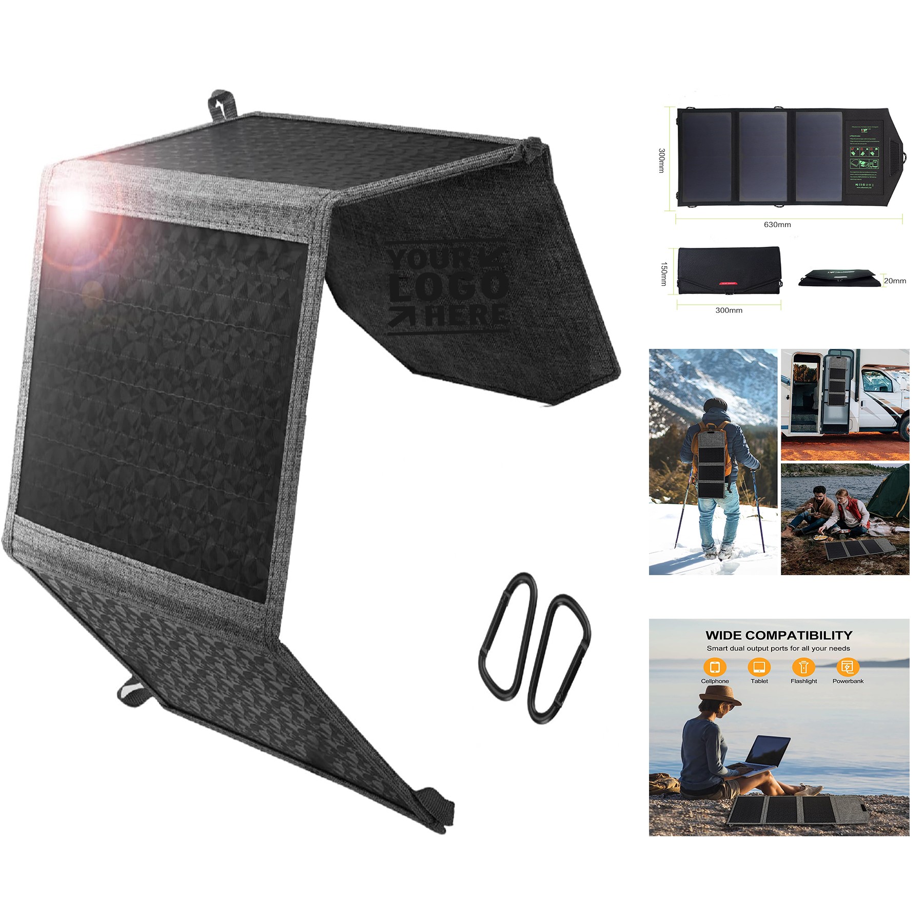 21W Portable Solar Panel Charger 3