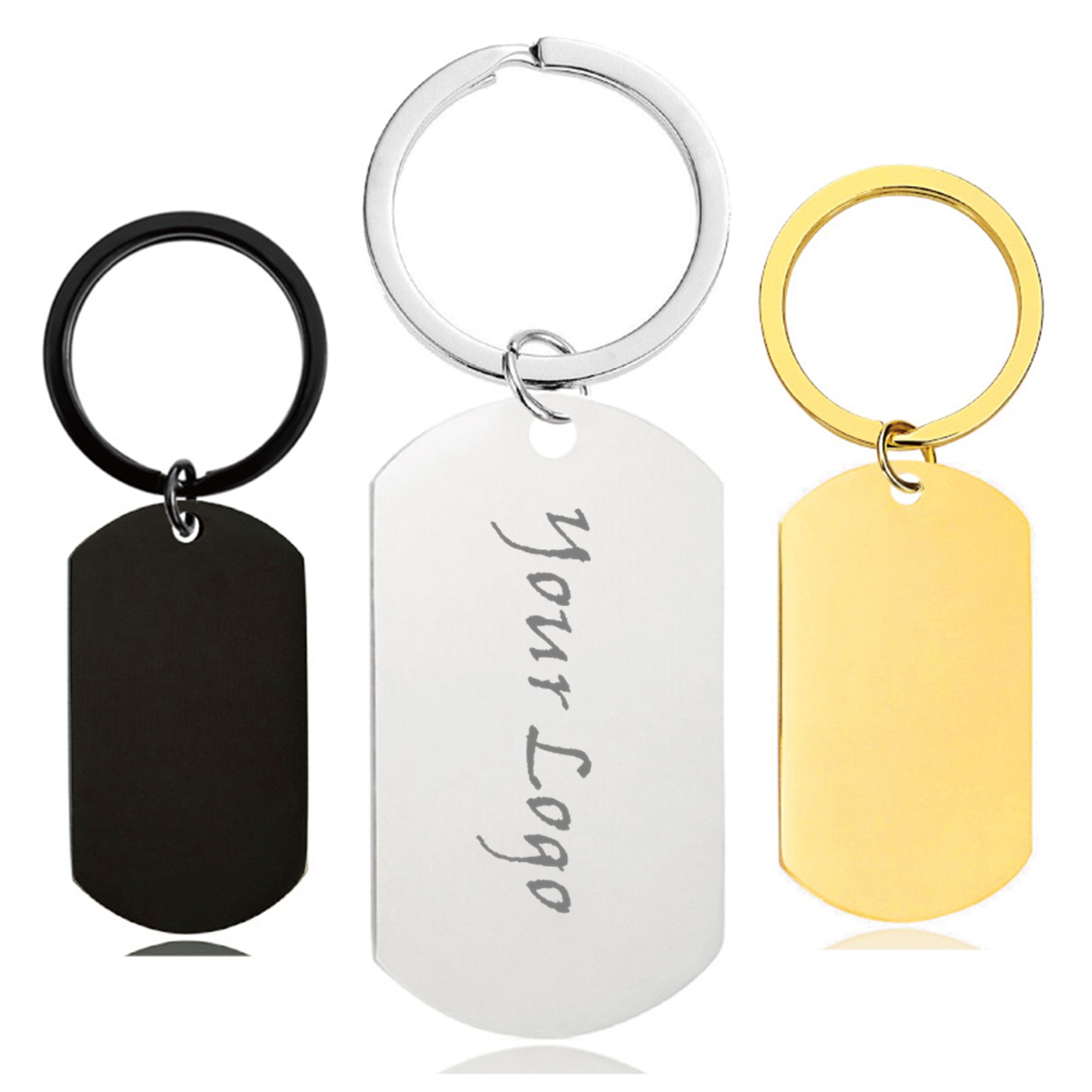 Key Rings With DIY Tags
