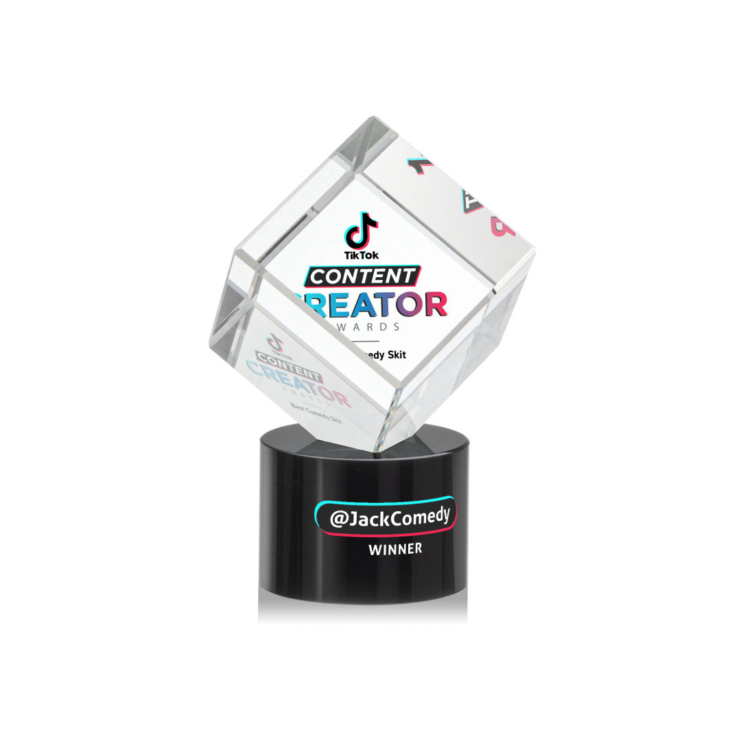 Burrill VividPrint™ Award on Marvel Base - Black 3
