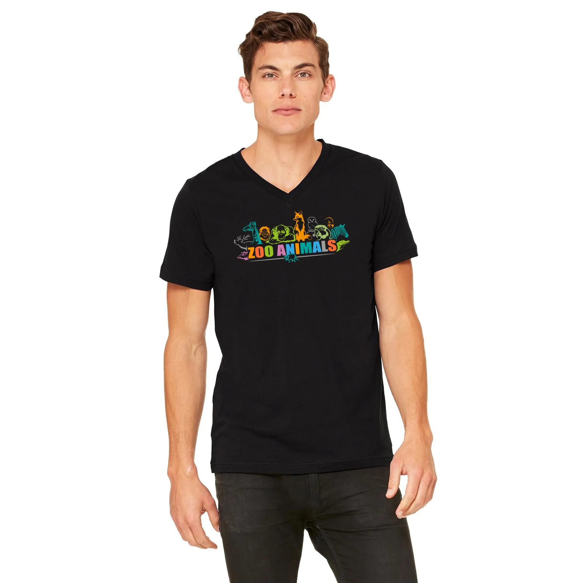 Bella + Canvas - Unisex Jersey Short-Sleeve V-Neck T-Shirt 11
