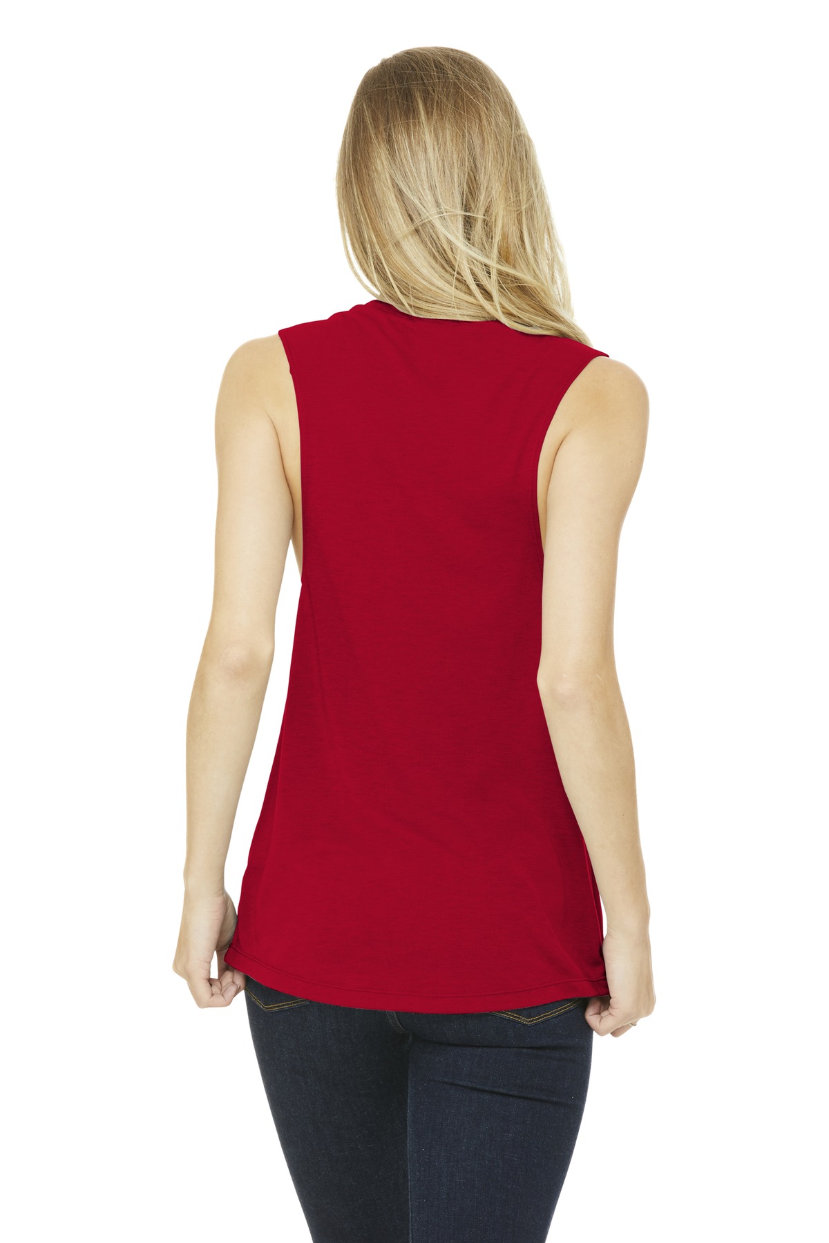 BELLA+CANVAS Women's Flowy Scoop Muscle Tank. BC8803 36