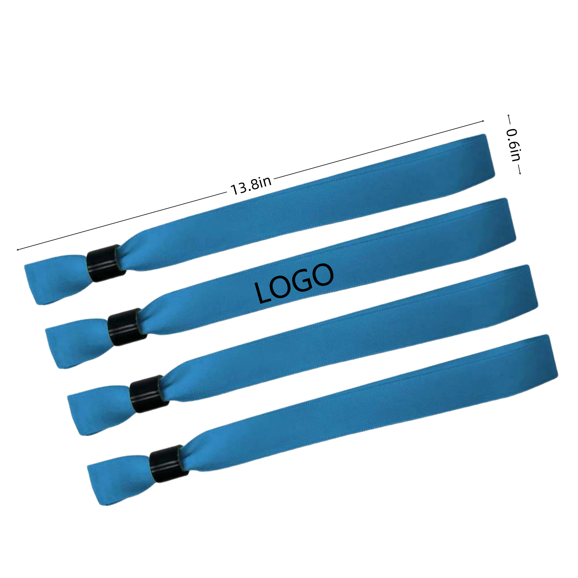 Full Color Dye Sublimated Polyester Adjustable Wristband 3